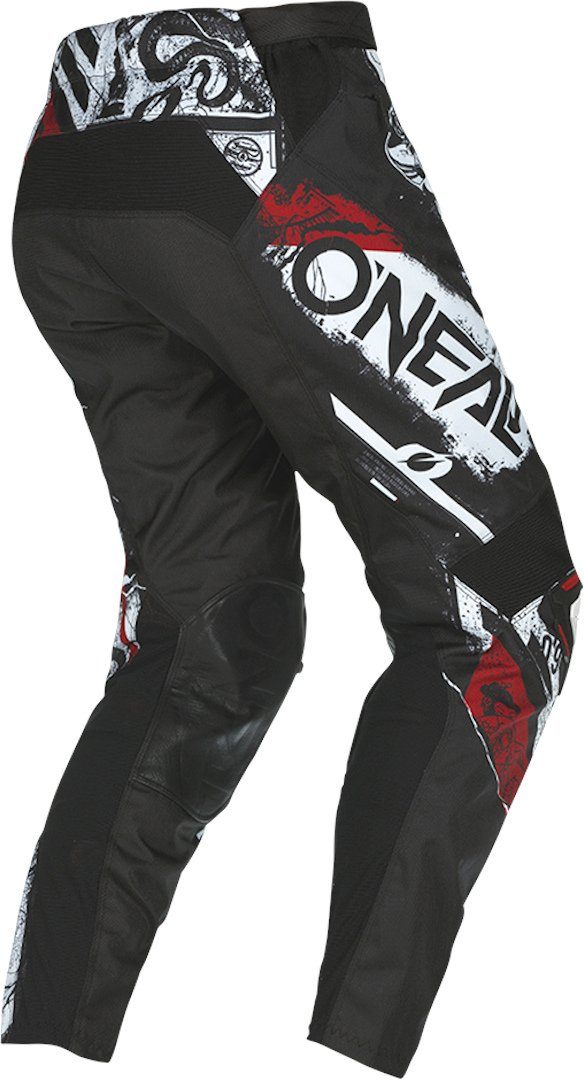 O’NEAL Motorradhose Mayhem Scarz Hose weiß Motocross V.22 rot
