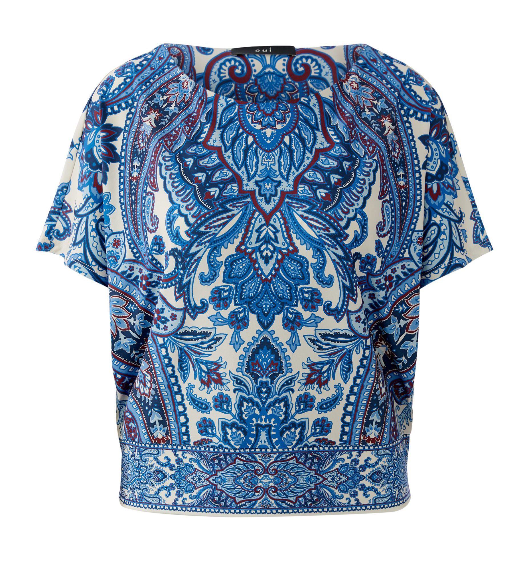 Oui T-Shirt Oui Damen Shirt 1/2 Arm (1-tlg)