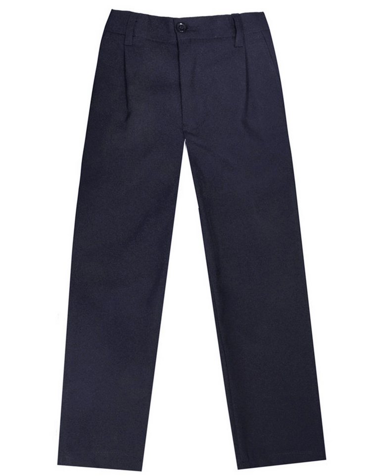 Paul Malone Anzughose Elegante Kinder Hose für Jungen - festliche Jungenhose (1-tlg) blau dunkelblau KA60
