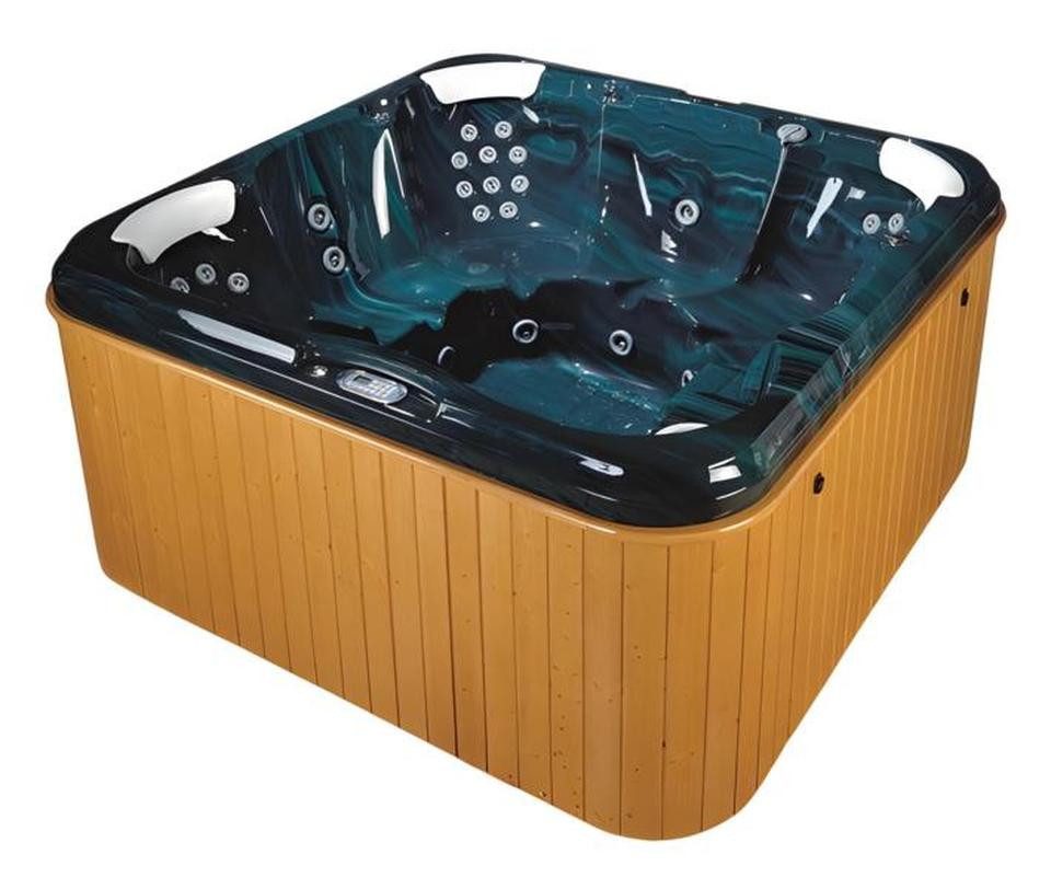 JVmoebel Whirlpool-Badewanne Whirlpool Blubberbad Hydromassagewanne Spa-Bad Whirlwanne 215x215 cm, Made in Europe