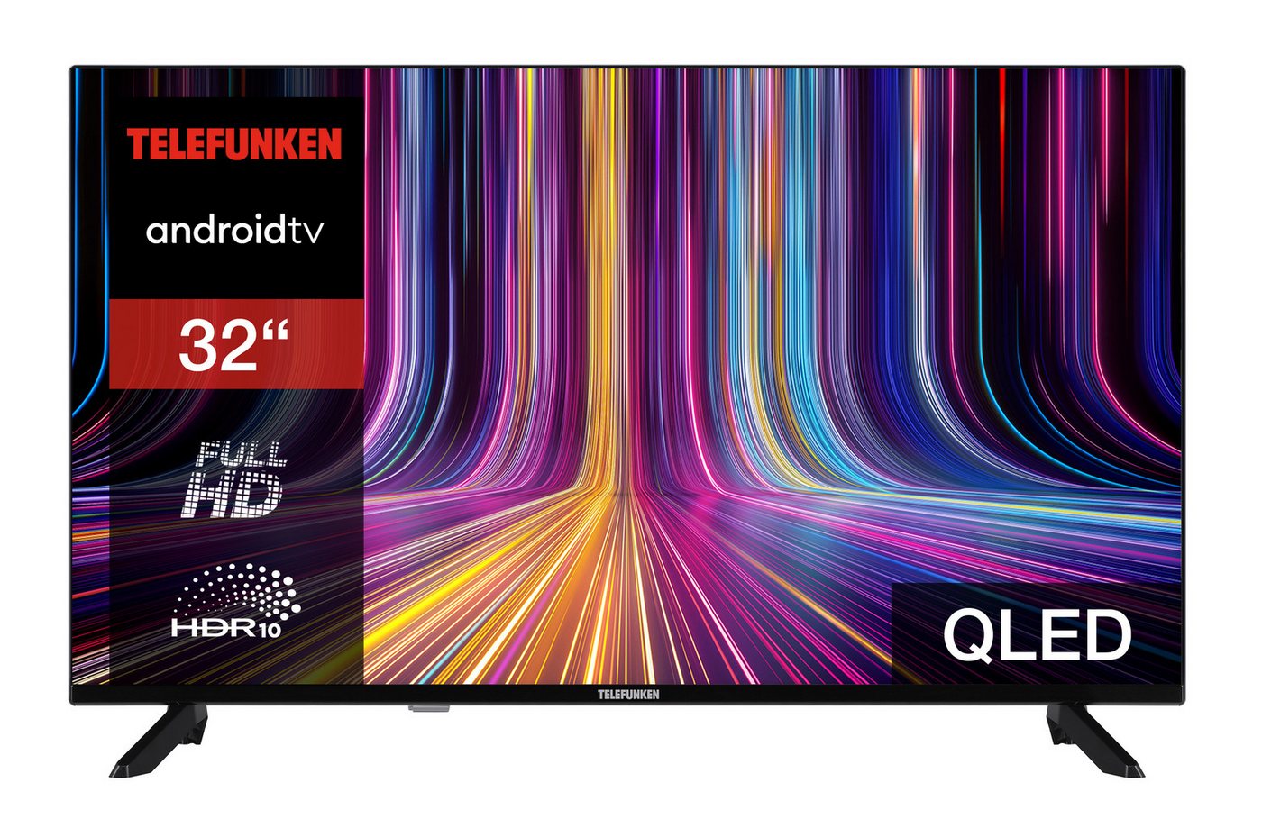 Telefunken QF32AN750S QLED-Fernseher (80 cm/32 Zoll, Full HD, Android TV, Triple-Tuner, Google Play Store, Google Assistant) schwarz ! RABATT: 50.74% Telefunken QF32AN750S QLED-Fernseher (80 cm/32 Zoll, Full HD, Android TV, Triple-Tuner, Google Play Store, Google Assistant) schwarz ! RABATT: 50.74%