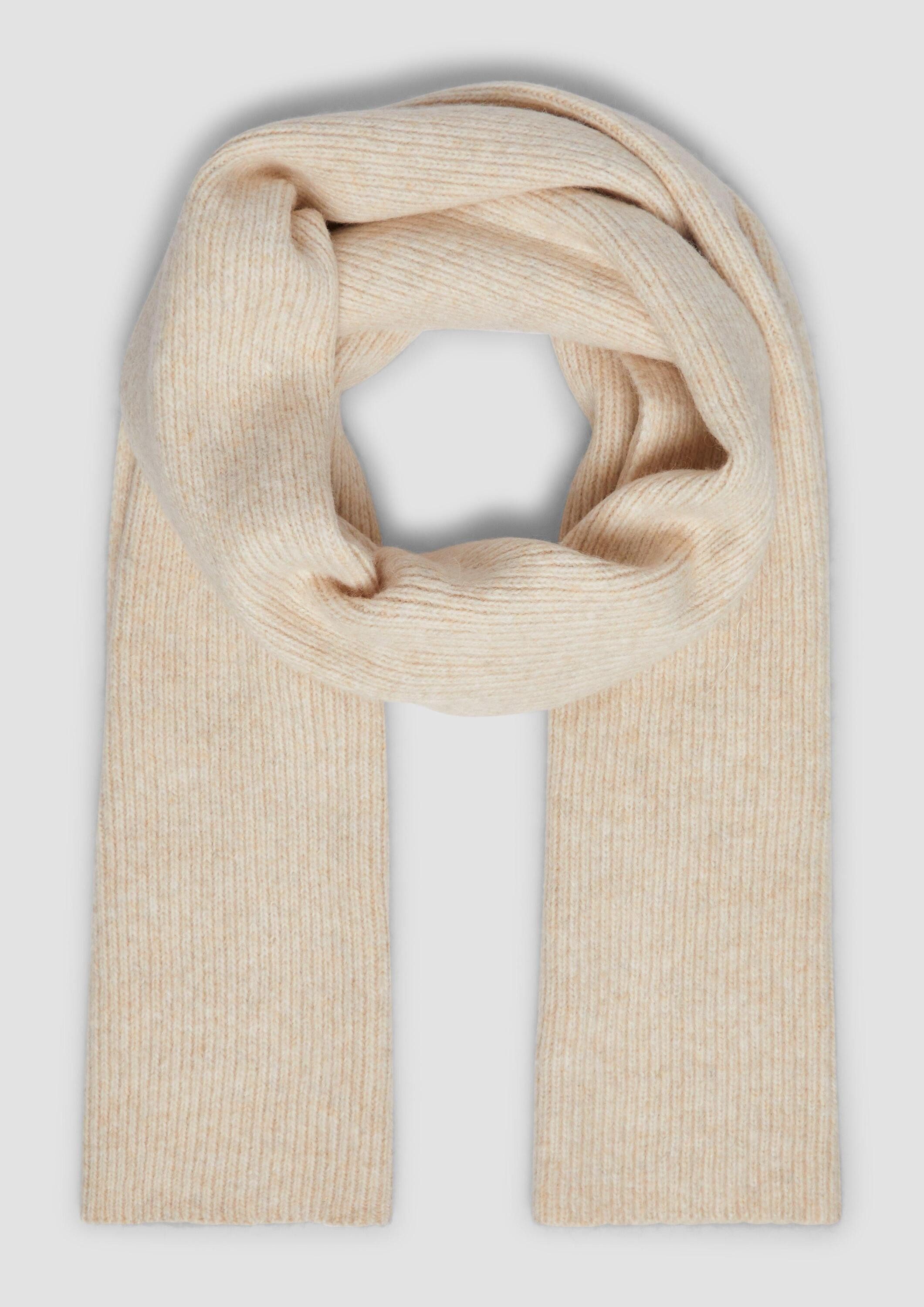 s.Oliver Schal Tuch, Strickschal aus Wollmix günstig online kaufen