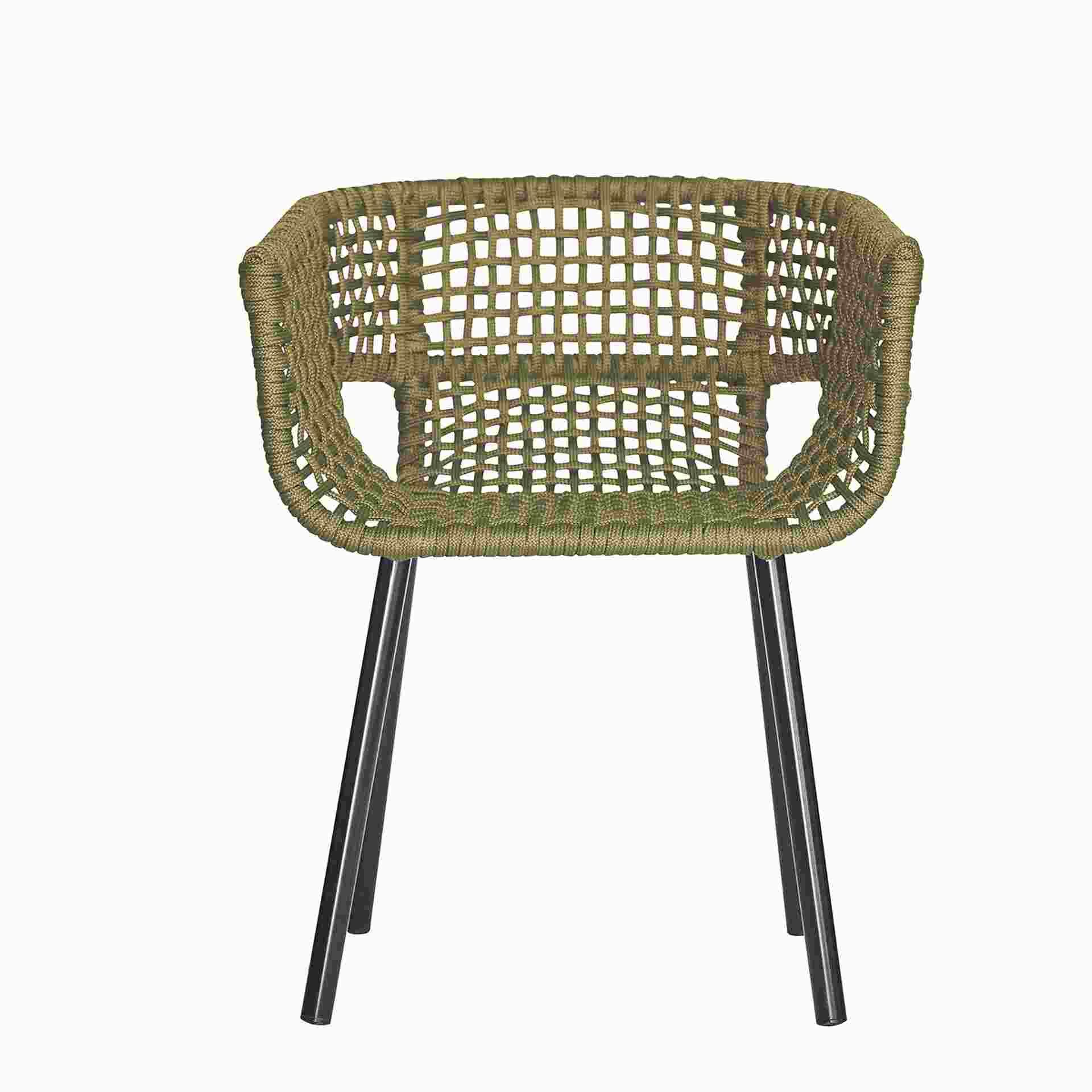 jankurtz Stuhl Suka aus Aluminium, Olive