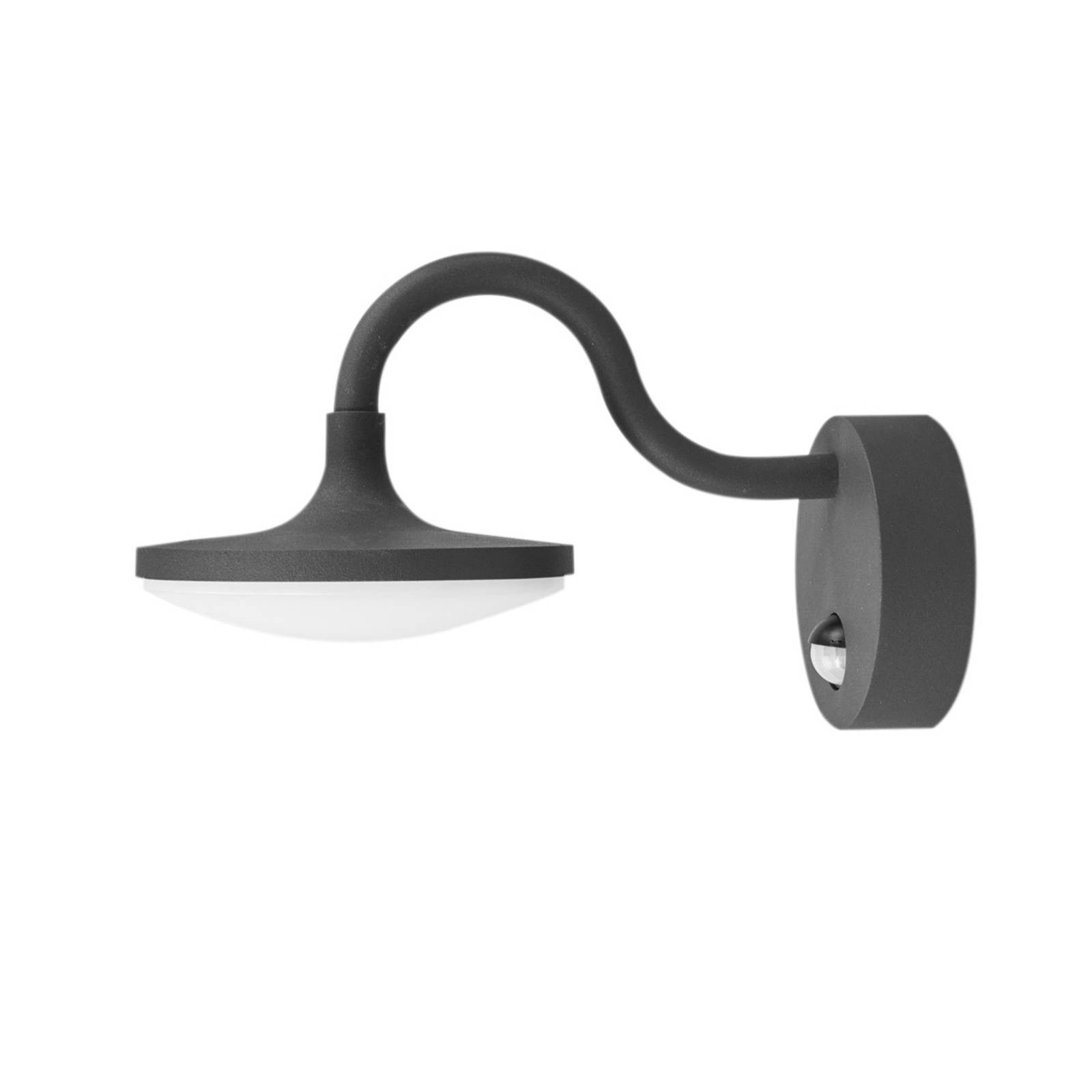 Lucande Außen-Wandleuchte Finny, 1 x 8,6 W LED, warmweiß