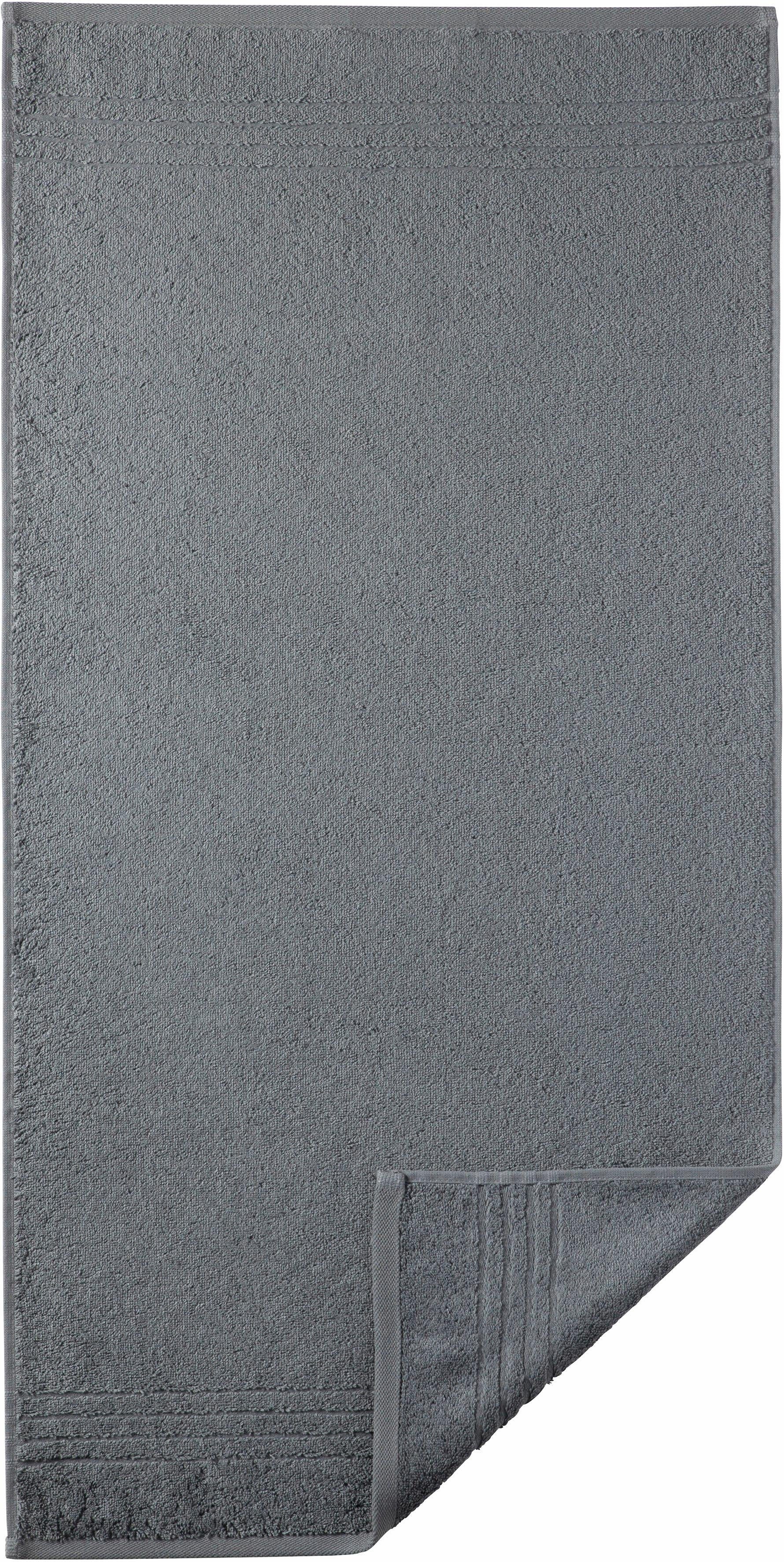Egeria Badetücher Madison, Walkfrottee (1-St), Uni-Programm mit Streifenbordüre, reine Baumwolle