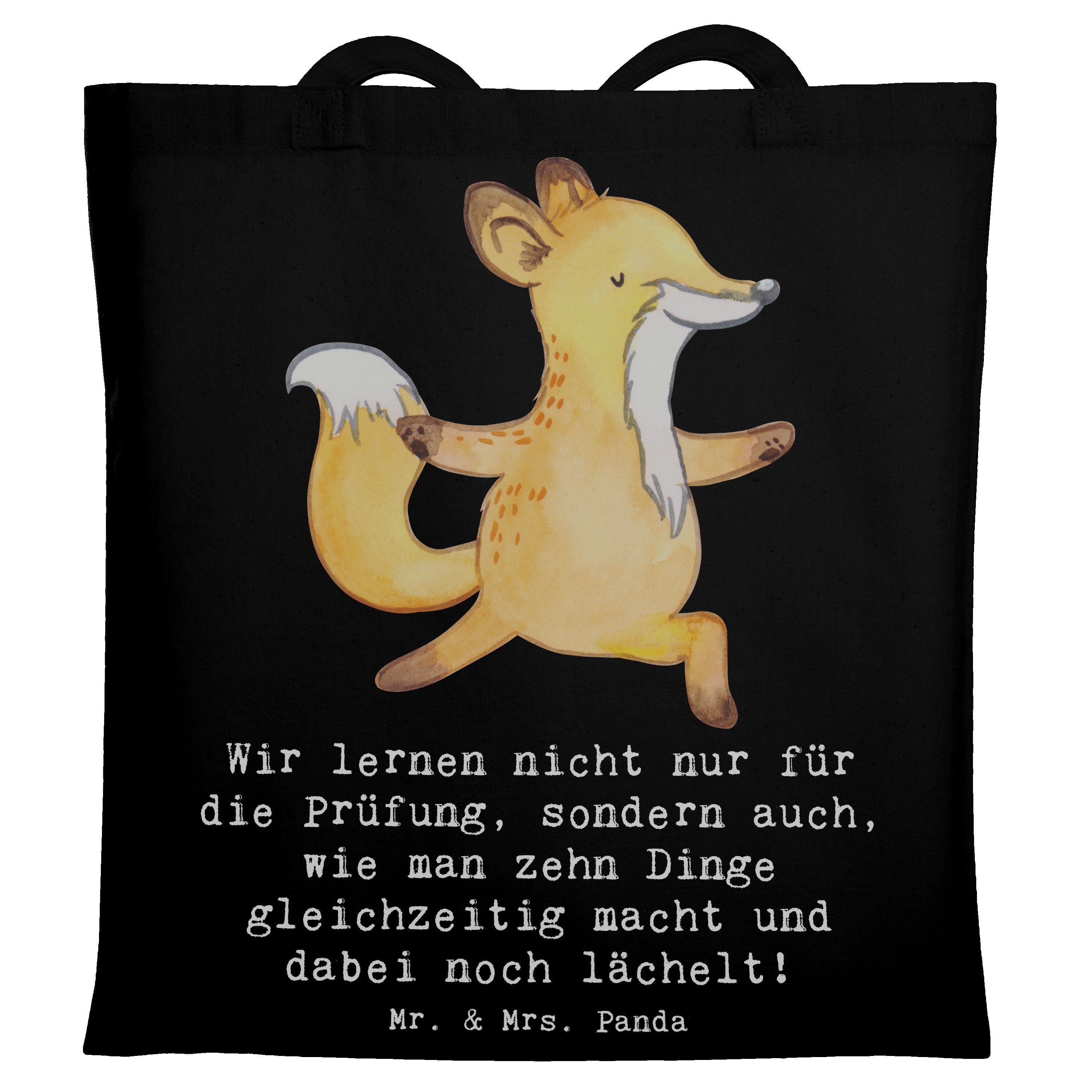 Tragetasche Auszubildende Lächeln - Schwarz - Geschenk, Multitasking, Strandtasch