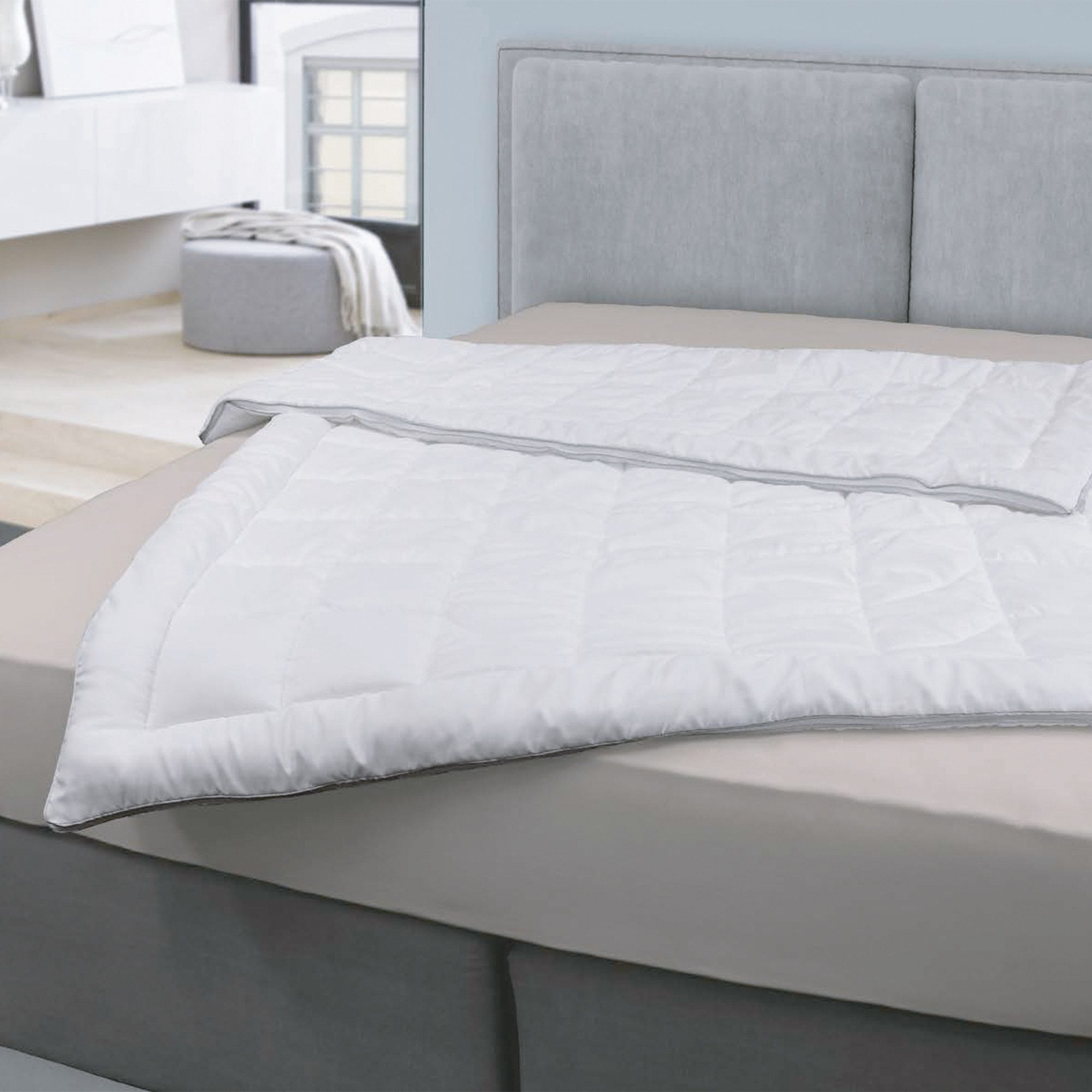 Bestlivings Sommerbettdecke Leichte Sommerdecke mit "Klimanetz", günstig online kaufen