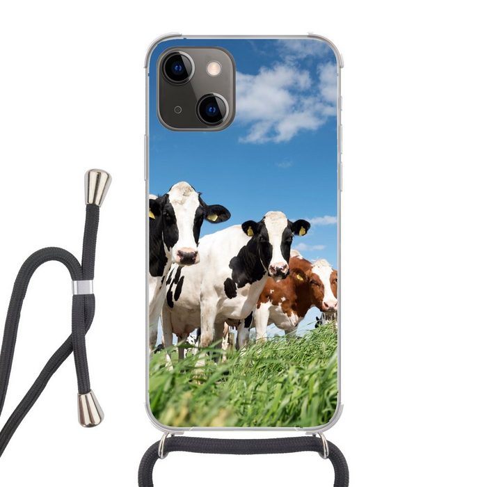 MuchoWow Handyhülle Kühe - Landleben - Weide - Natur - Tiere Handyhülle Telefonhülle Apple iPhone 13 Mini