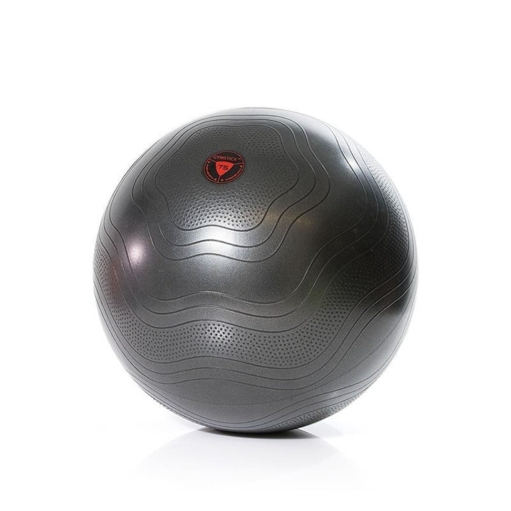 Gymstick Gymnastikball Berstsicher - Inkl. Handpumpe - Inkl. Online-Trainingsvideos - 75 cm