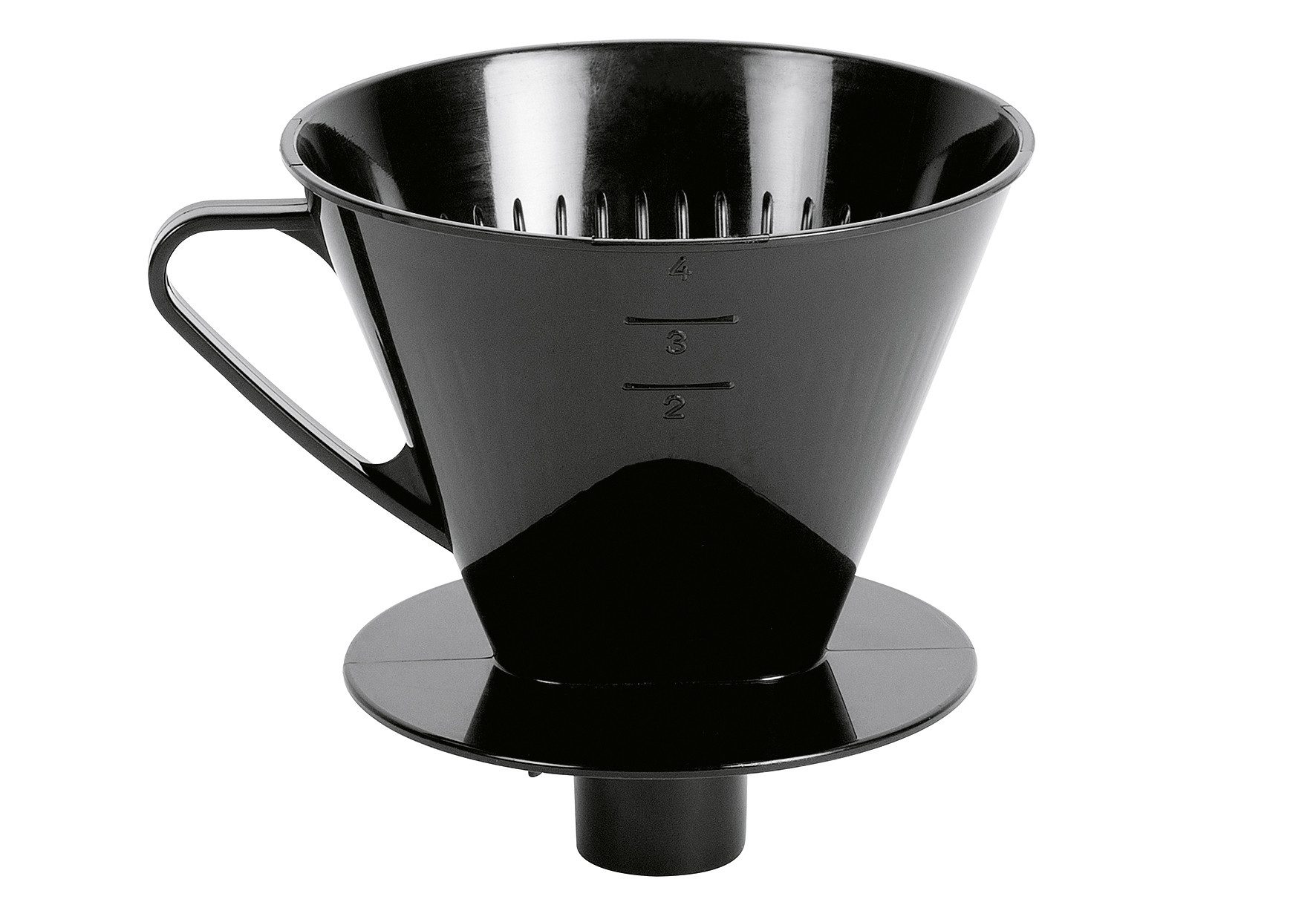 Wüllner + Kaiser Handfilter Stutzenfilter 1 x 4, Kunststoff, schwarz