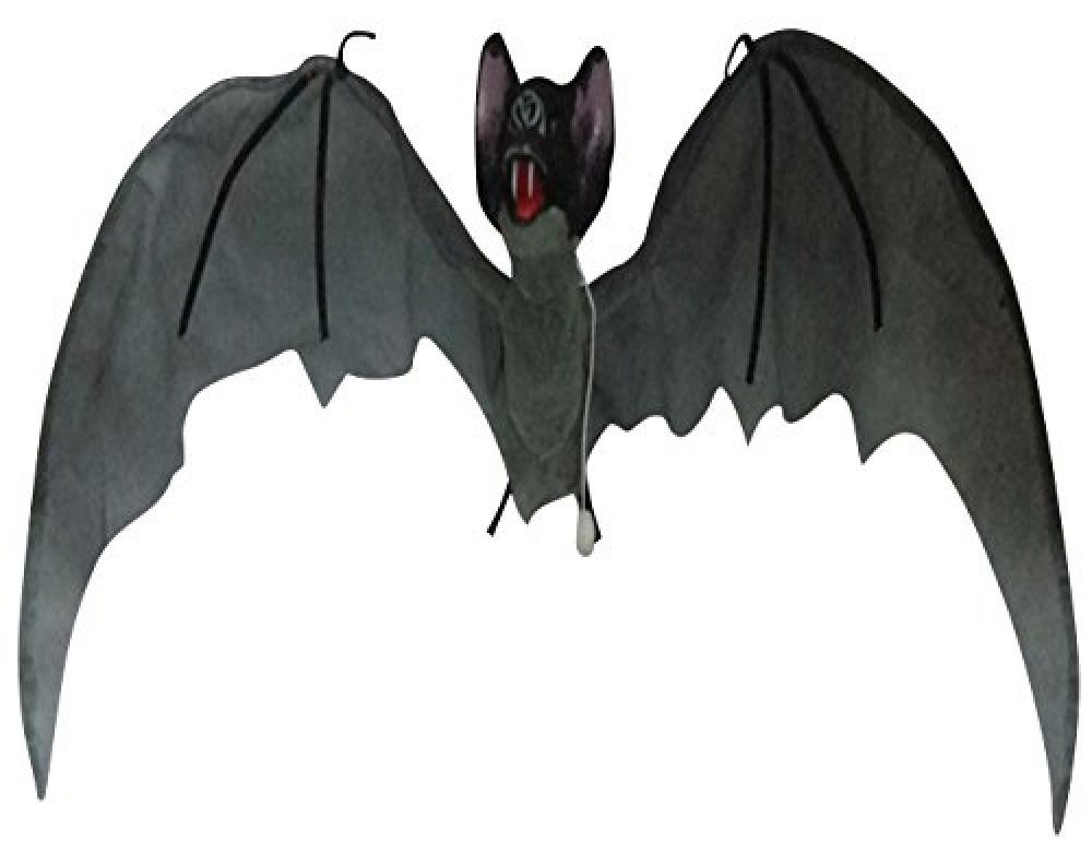 gruselig international Animierte Dekofigur Party Deko 15190 Dekoration beleuchtet Fledermaus Vampir JOKA