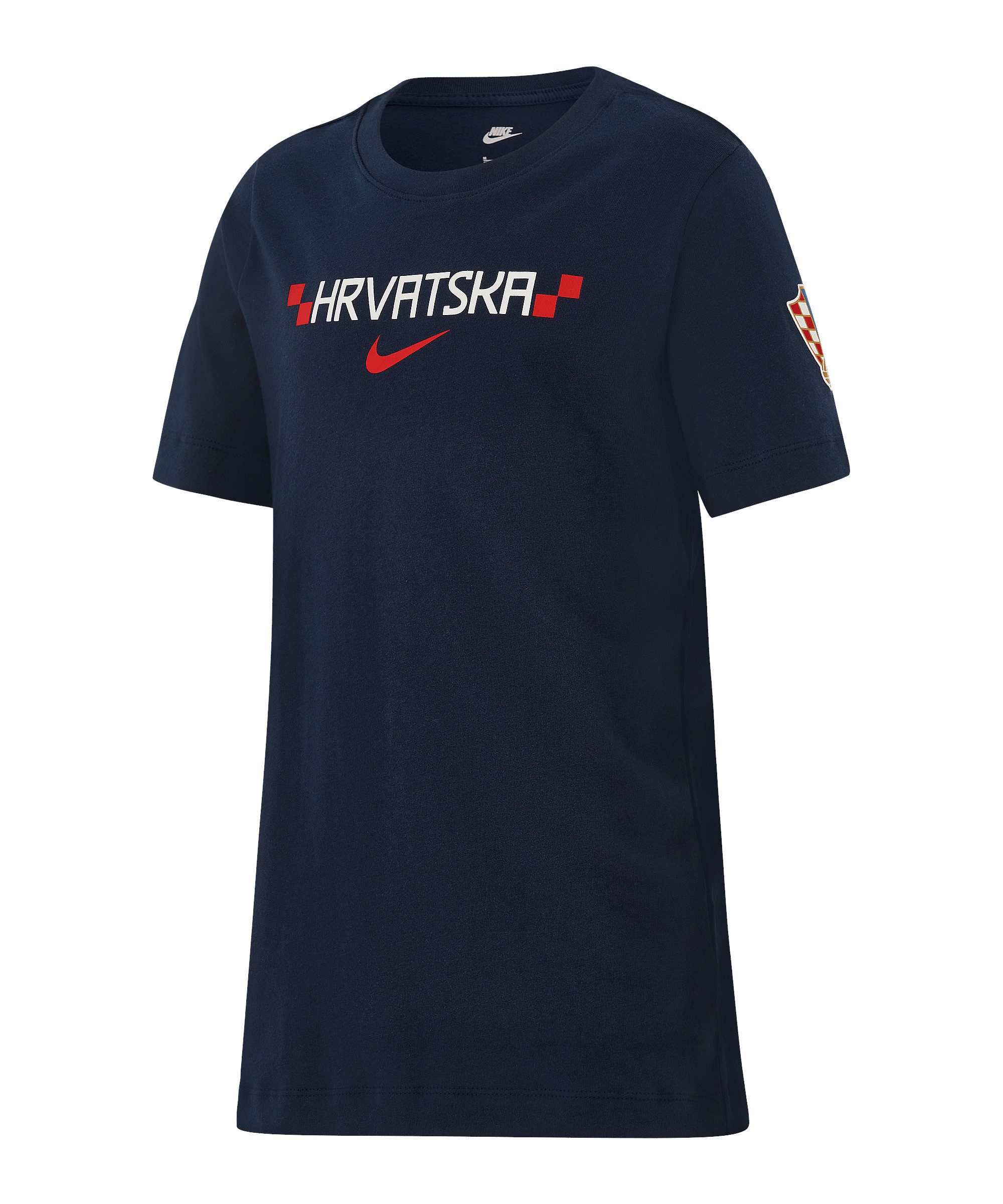 Nike T-Shirt Nike Performance HNS Kroatien Graphic T-Shirt Baumwolle