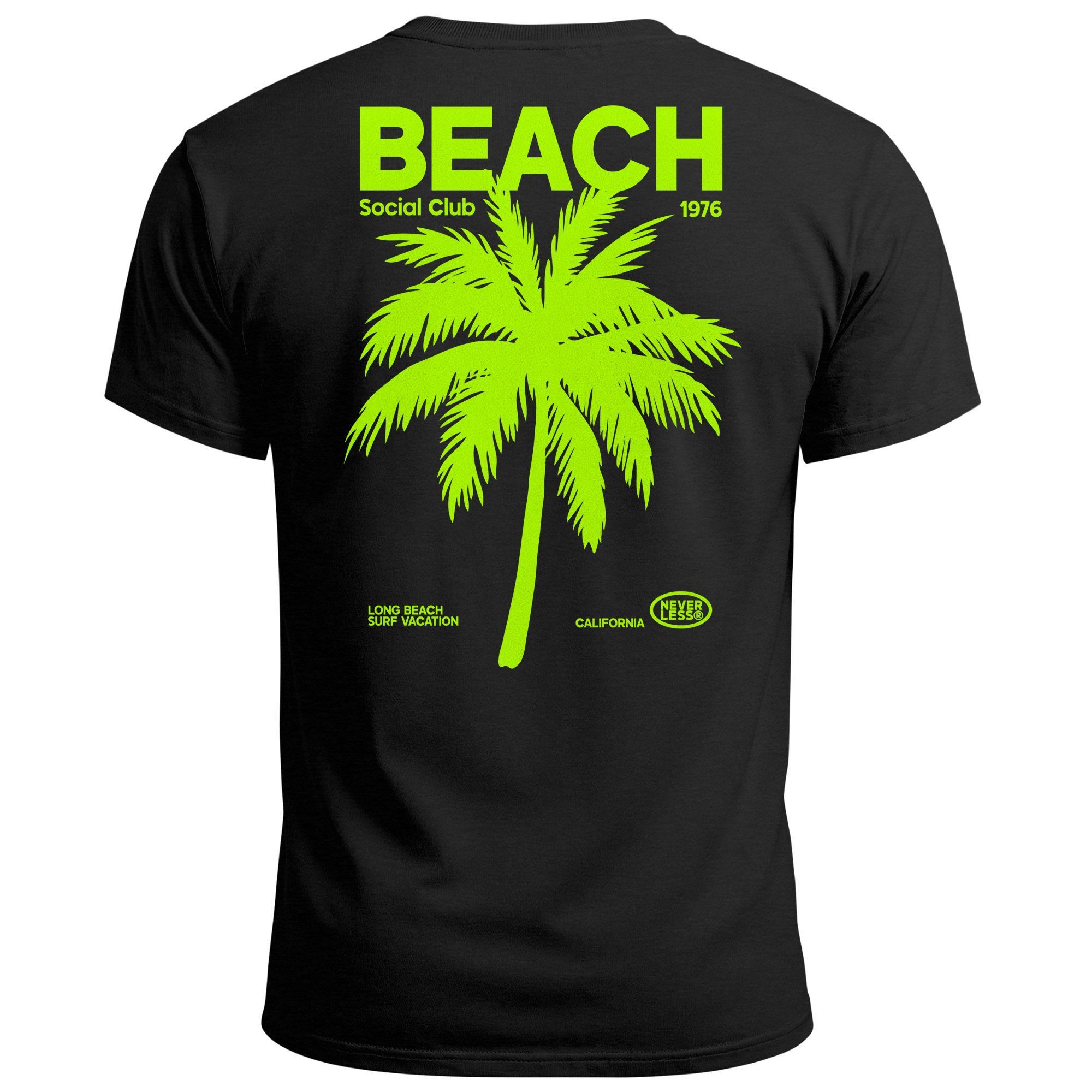 Neverless Print-Shirt Herren T-Shirt Backprint Sommer Funshirt mit Palmen P günstig online kaufen