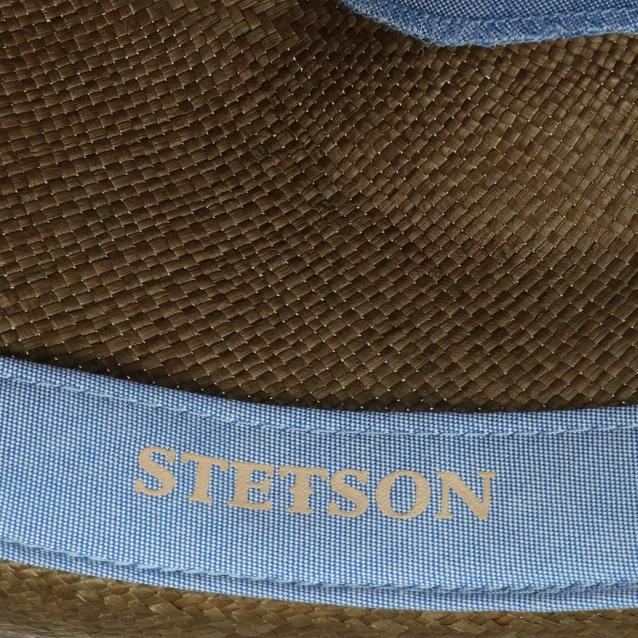 Herren Hüte Stetson Sonnenhut (1-St) Strohhut mit Lederband, Made in Ecuador