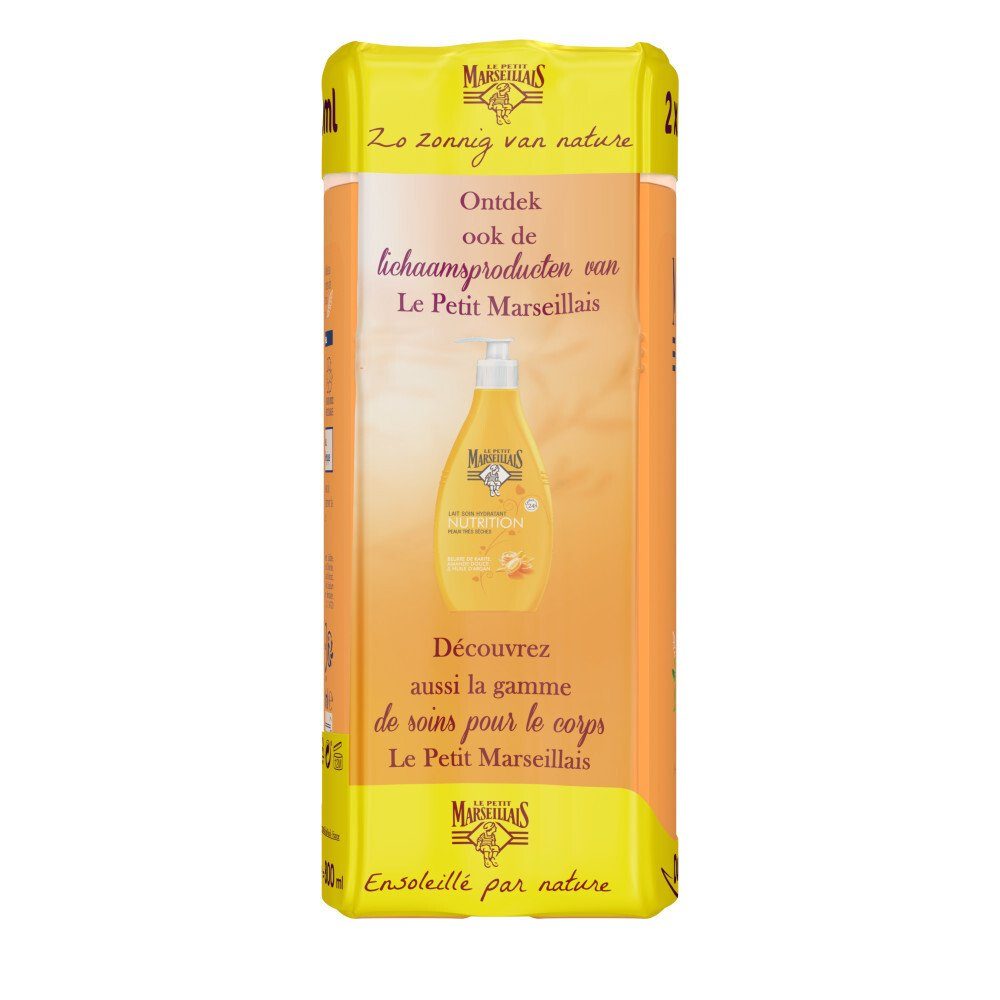 Le Petit Marseillais Duschgel Eisenkraut & Bio Zitrone Duo- 2x 400 ml