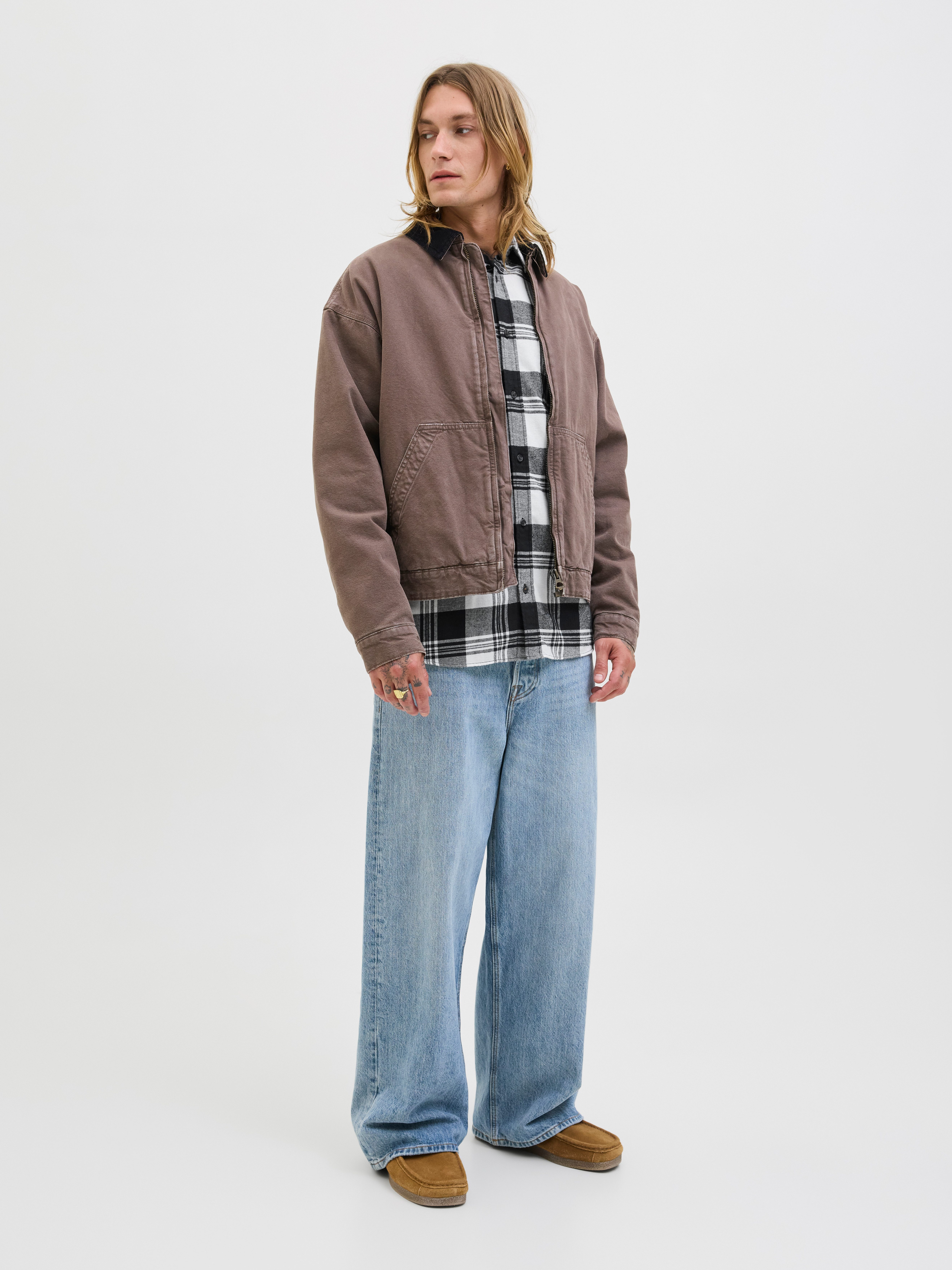 Jack & Jones Langarmhemd JJJAMES BUFFALO SHIRT LS