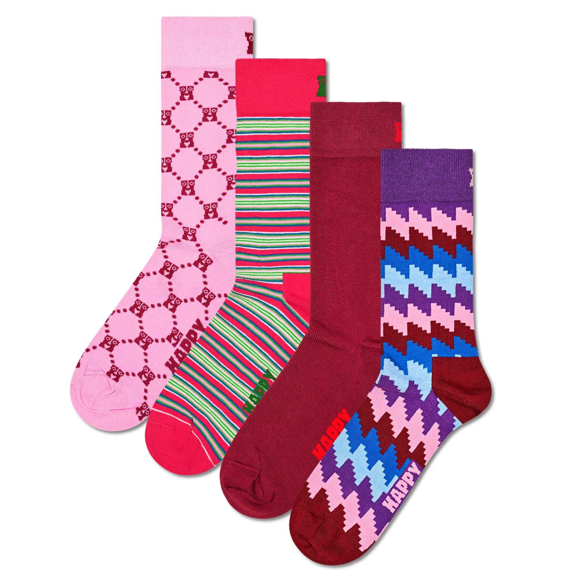 Kurzsocken Unisex Socken 4er Pack Baumwolle