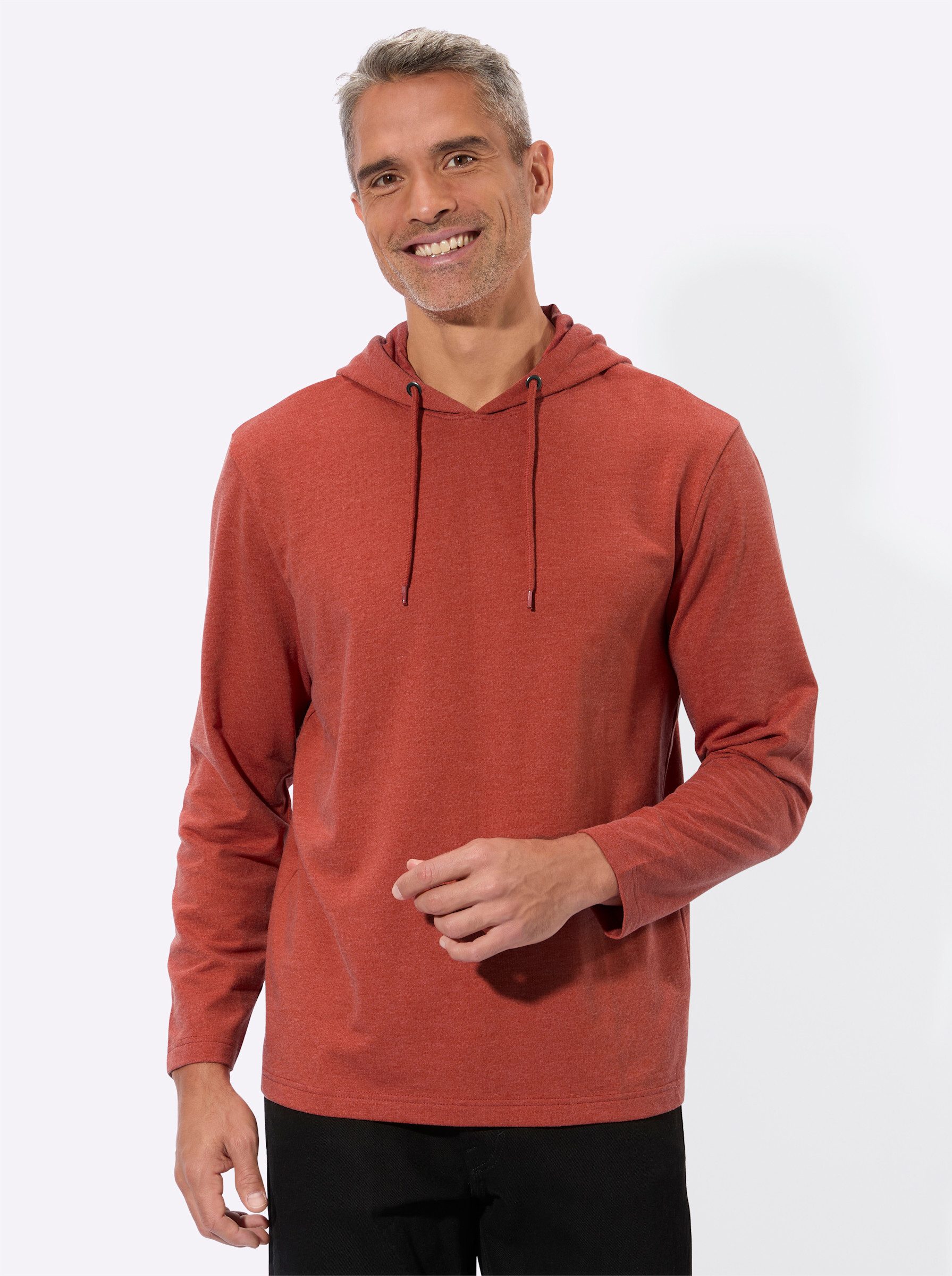 Sieh an! T-Shirt Kapuzensweatshirt Langarm