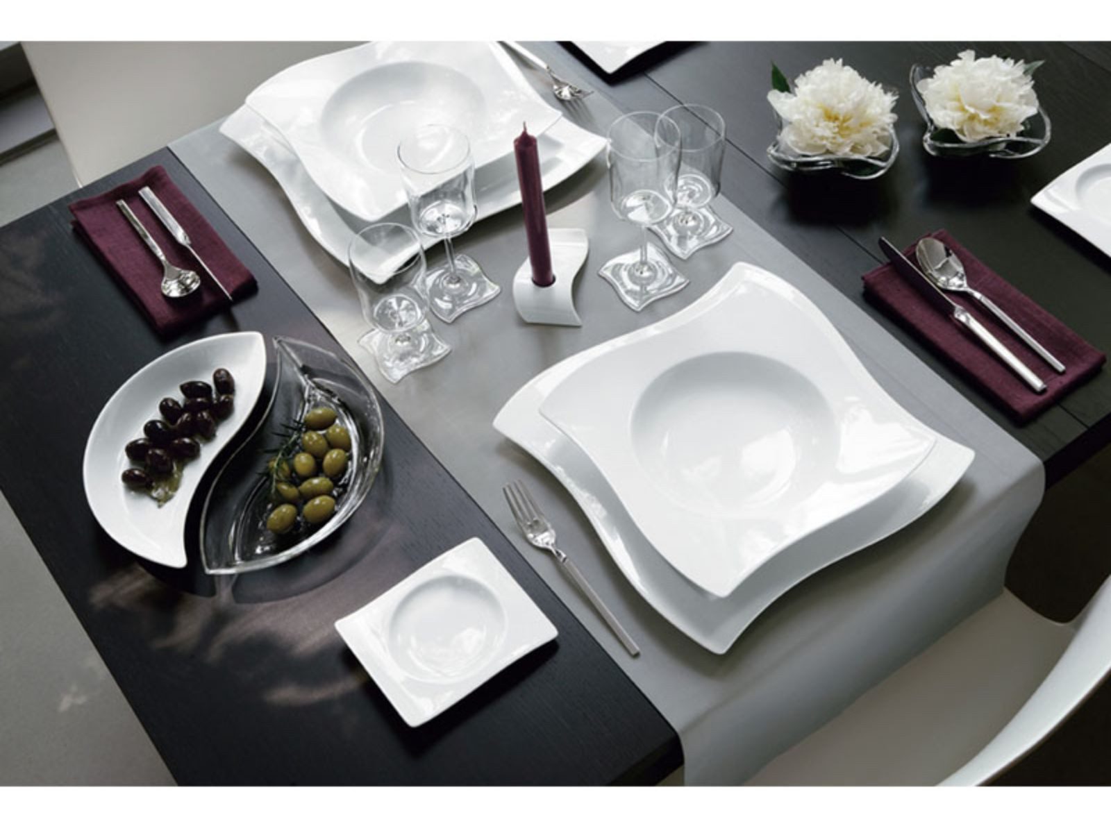 Villeroy & Boch Suppenteller New Wave Suppenteller 24 cm Set6