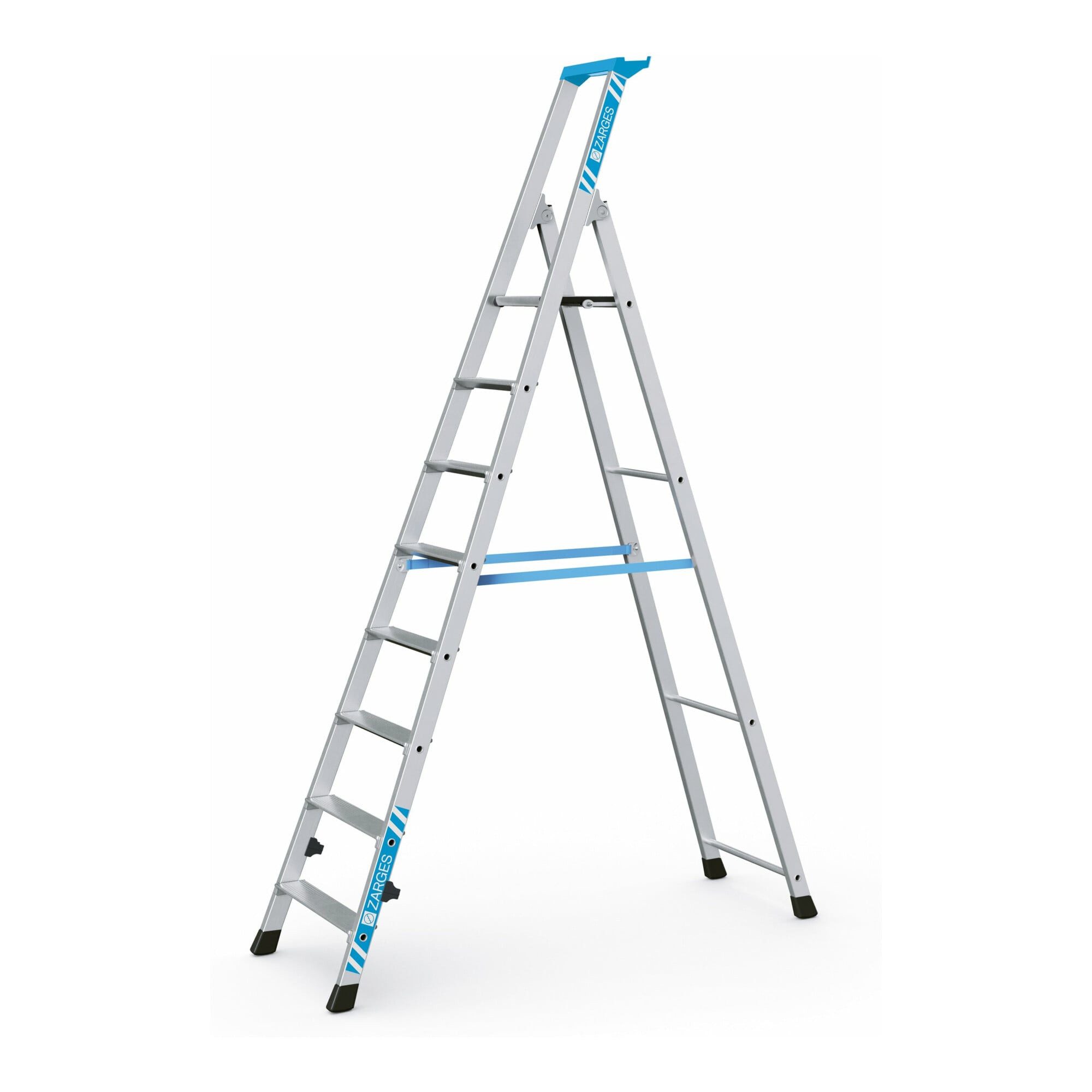 Zarges T-Gleiter ZARGES Nova S - Stufen-Stehleiter 8 Stufen