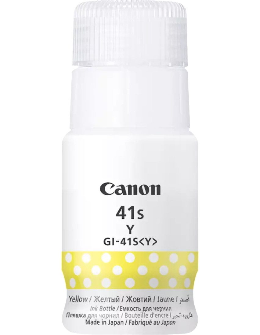 Canon Tintenbehälter Tinte GI-41S Y yellow, gelb Nachfülltinte (x)