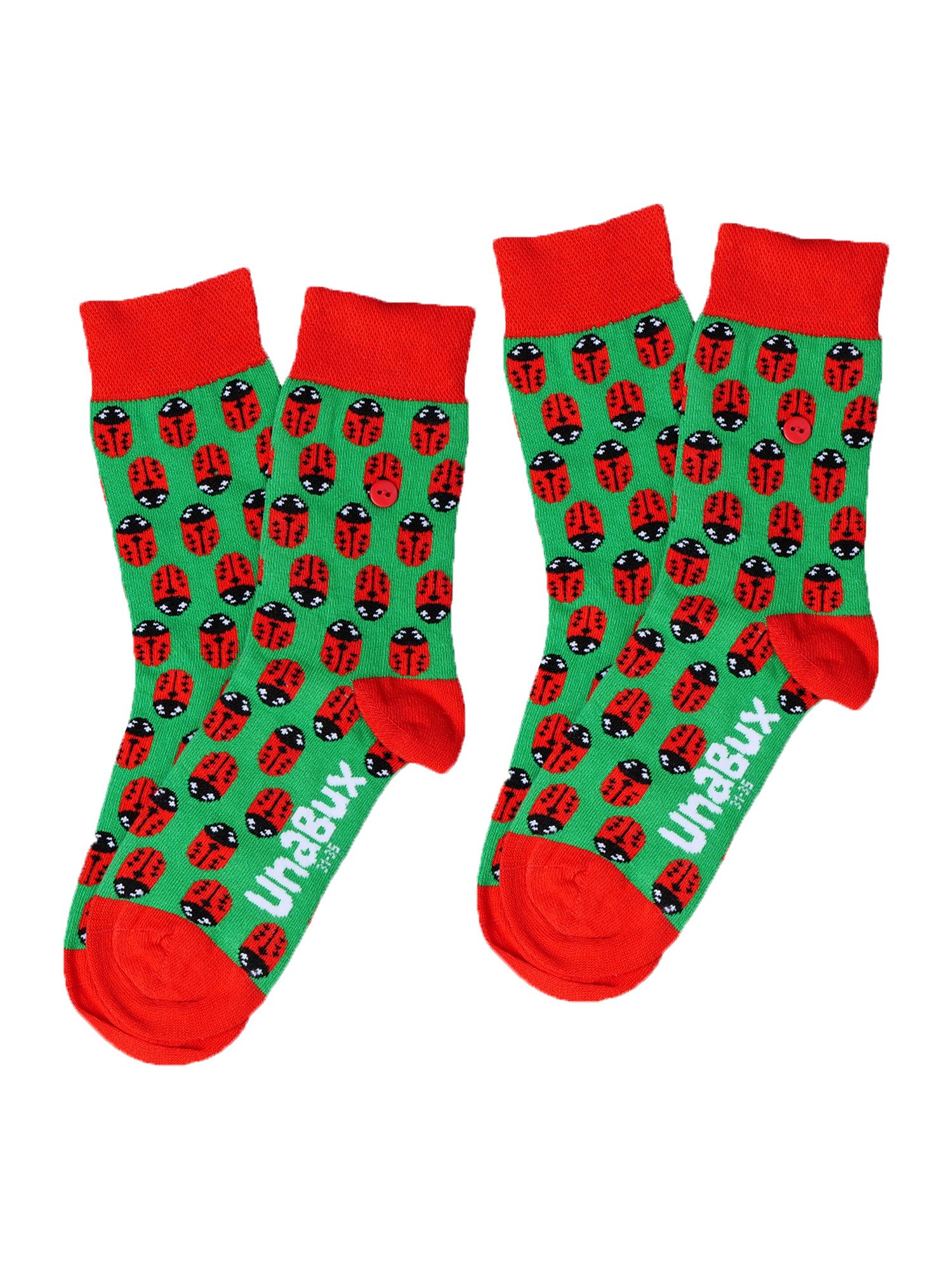 UnaBux Freizeitsocken Prints (2-Paar) Bunt Motive Kinder