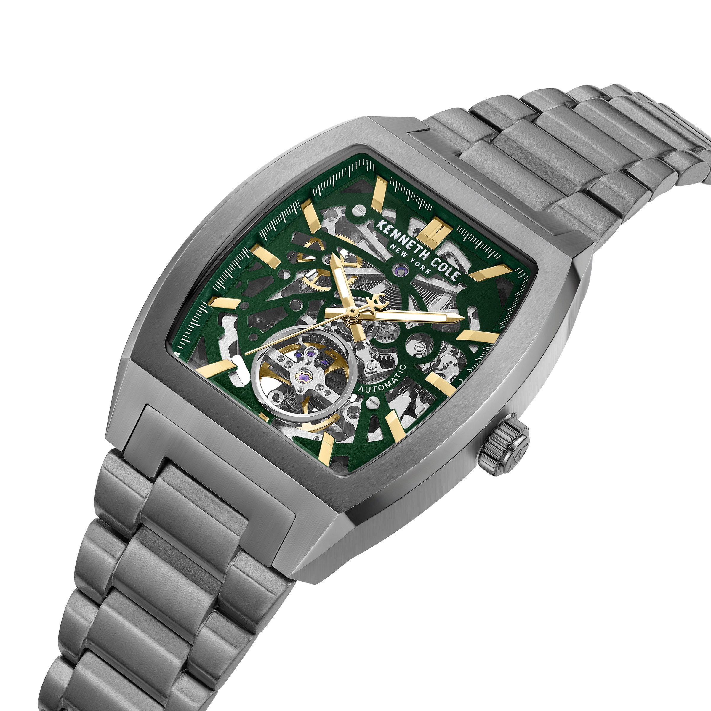 Kenneth Cole Automatikuhr Automatikuhr Herrenuhr 52,5 mm Automatik Herren