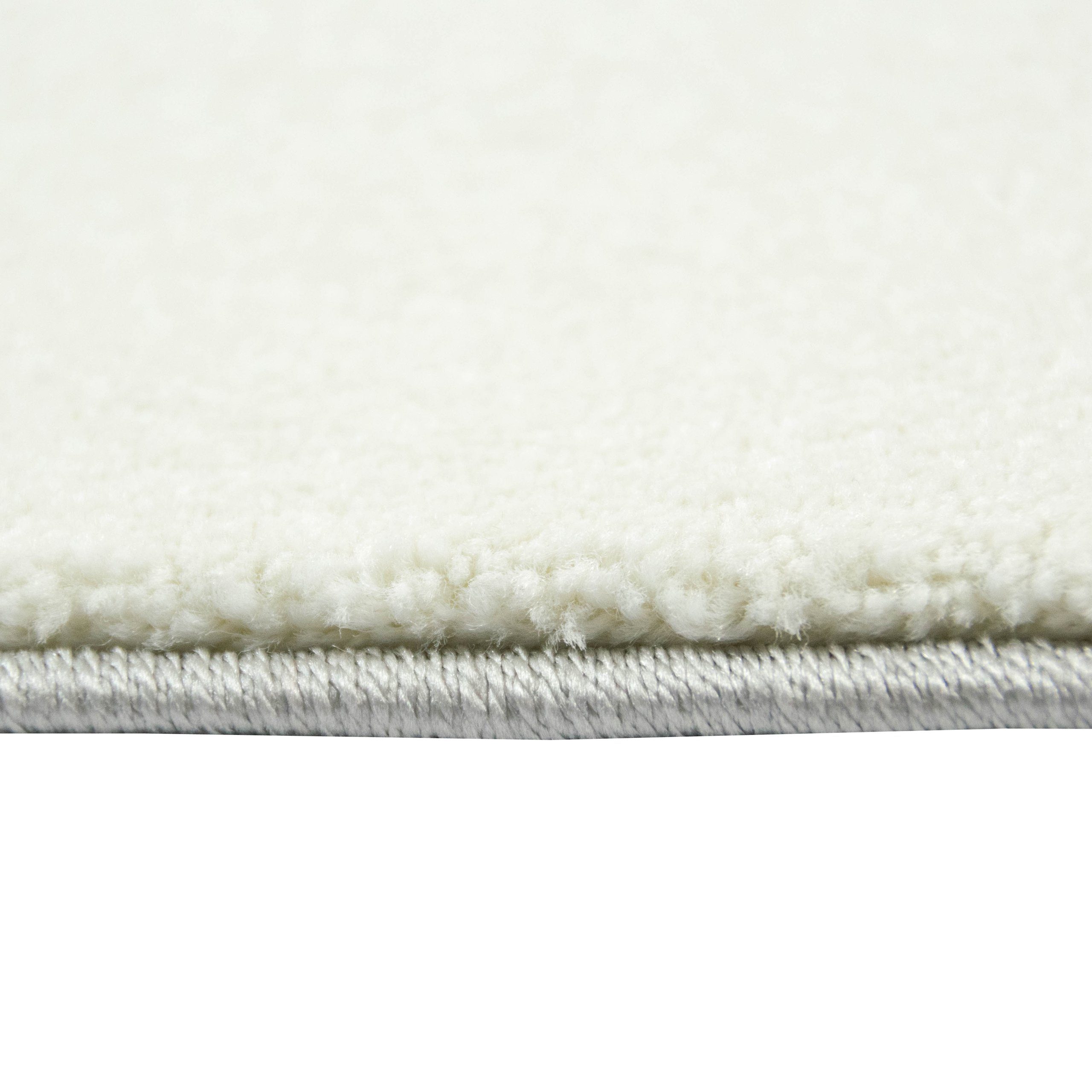 TeppichHome24 Kinderteppich Kinderteppich mit Stern Herz in Lila Grau Creme, Rund, Höhe: 1.3 mm