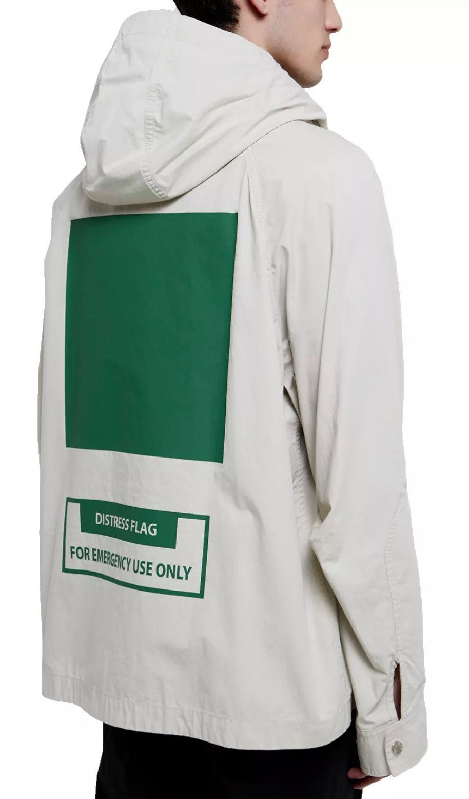 MONCLER Allwetterjacke Genius x Craig Green Wind Hancock Parka Technischen Gewebemix in dichter Webart