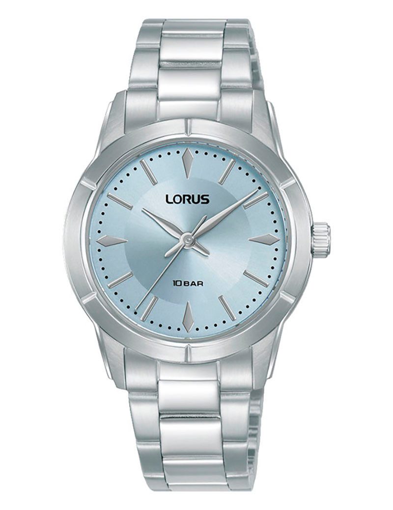 LORUS Quarzuhr RG225YX9, Armbanduhr, Damenuhr, Edelstahlarmband, analog