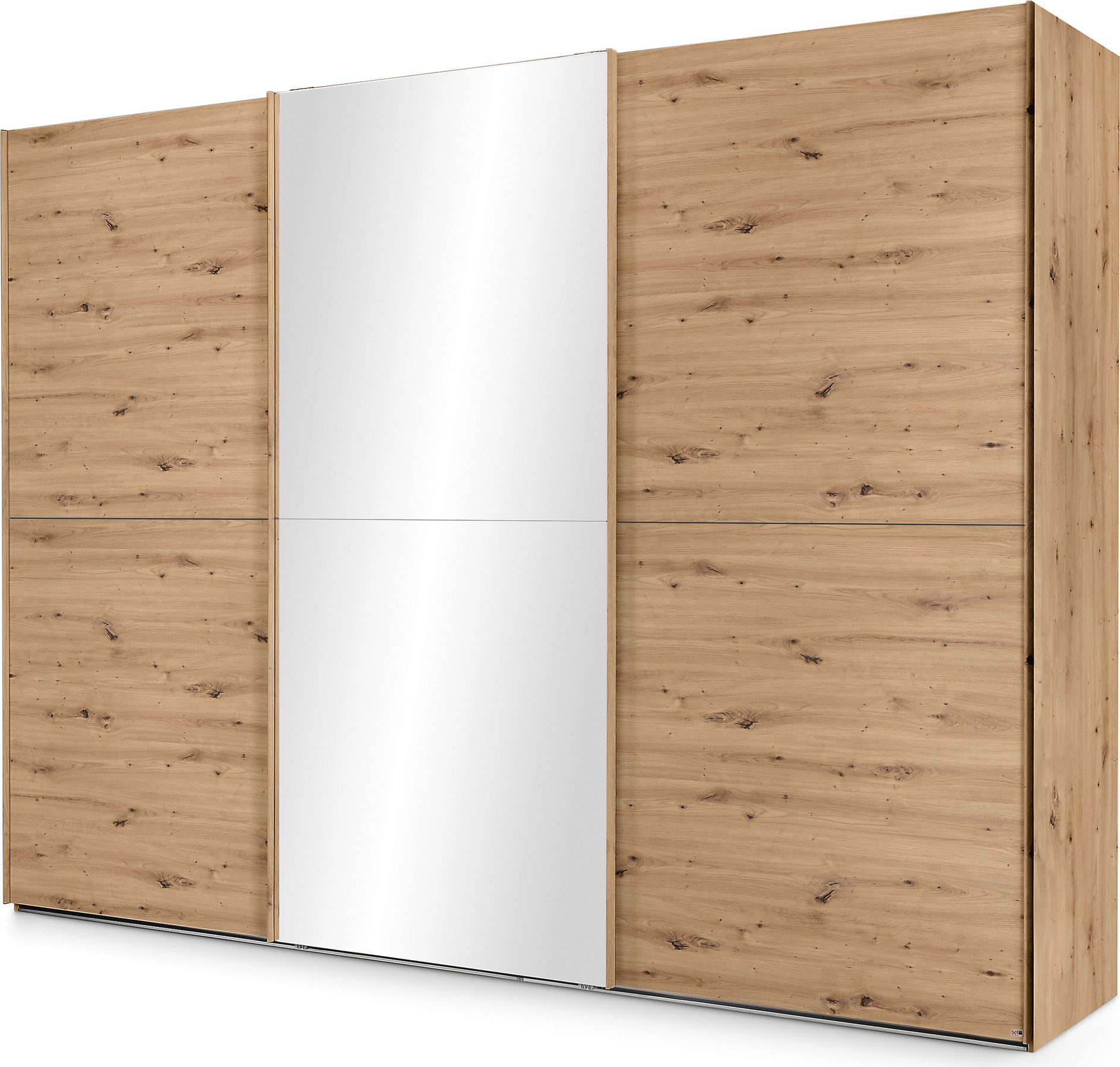 set one by Musterring Schwebetürenschrank Henderson mit Spiegel, inkl. Fachböden und Kleiderstangen