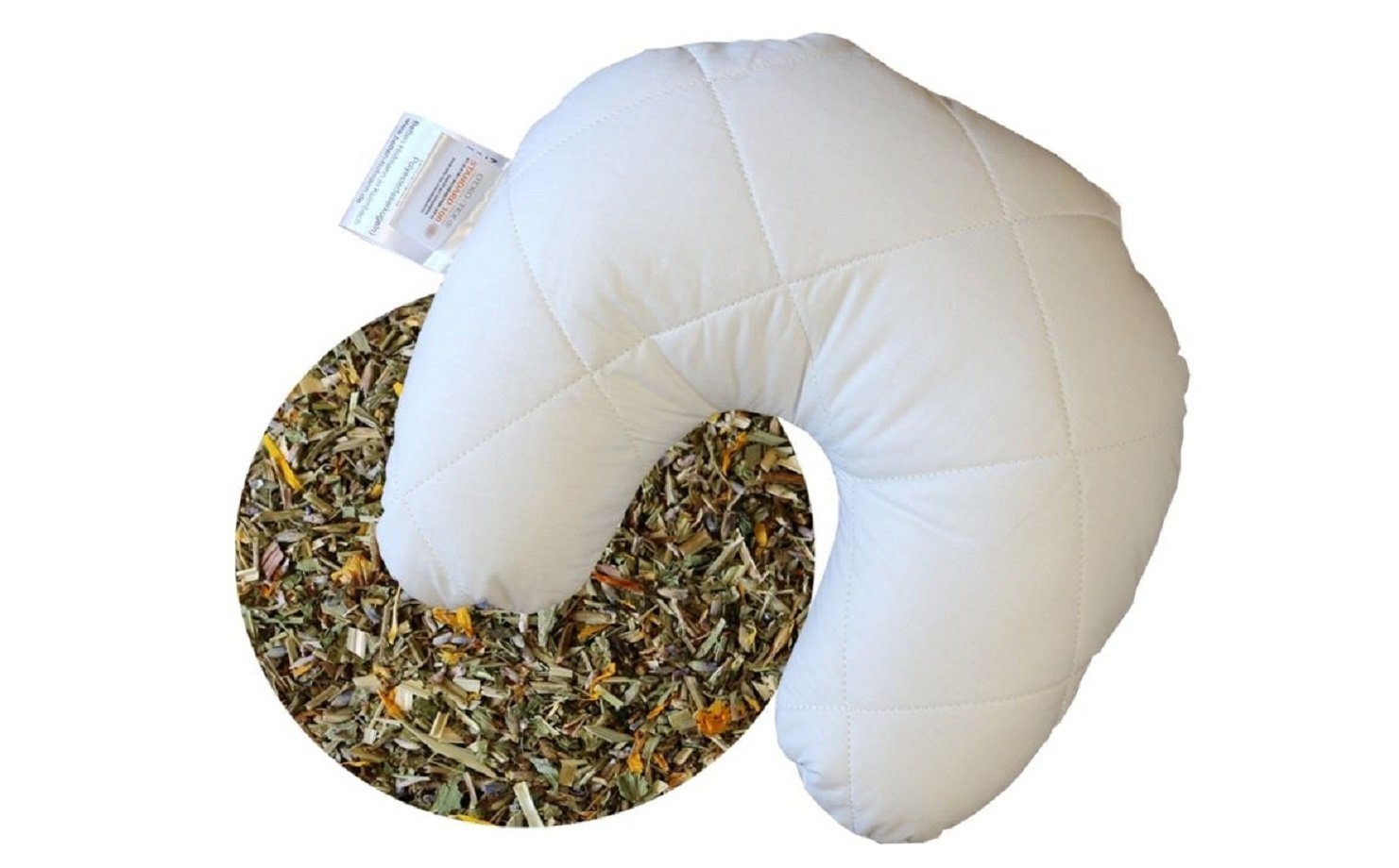 Betten Hofmann Nackenhörnchen Betten Hofmann Aroma Kräuterhörnchen Nackenhörnchen + Reißverschluss, 1-tlg., für zuhause und unterwegs, mit angenehmen Duft