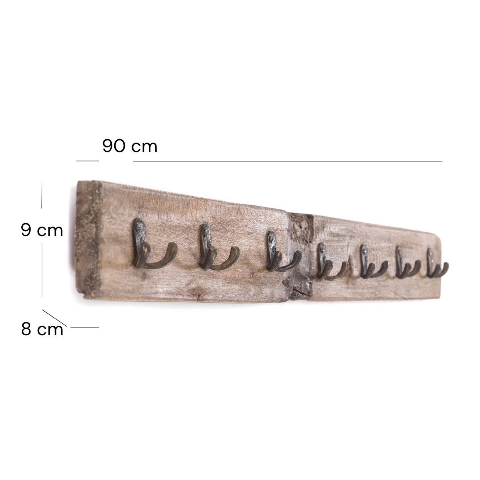DESIGN DELIGHTS Wandgarderobe WANDGARDEROBE "CASA", 90cm, günstig online kaufen