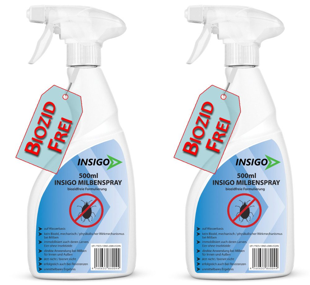 Insektenspray Anti Milben-Spray Milben-Mittel Ungezieferspray