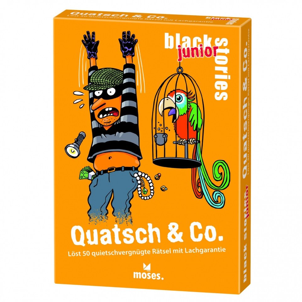 Moses. Verlag Spiel, black stories Junior - Quatsch & Co. - deutsch