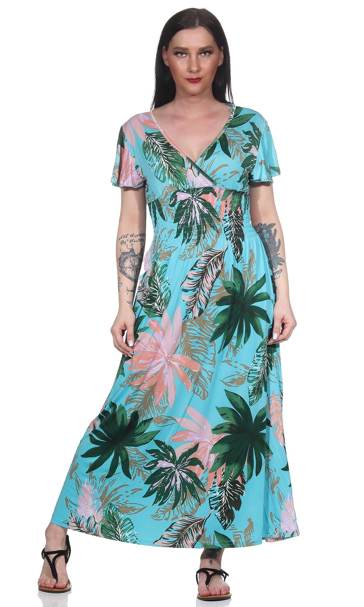 Aurela Damenmode Sommerkleid Lange Damen Sommerkleider günstig online kaufen