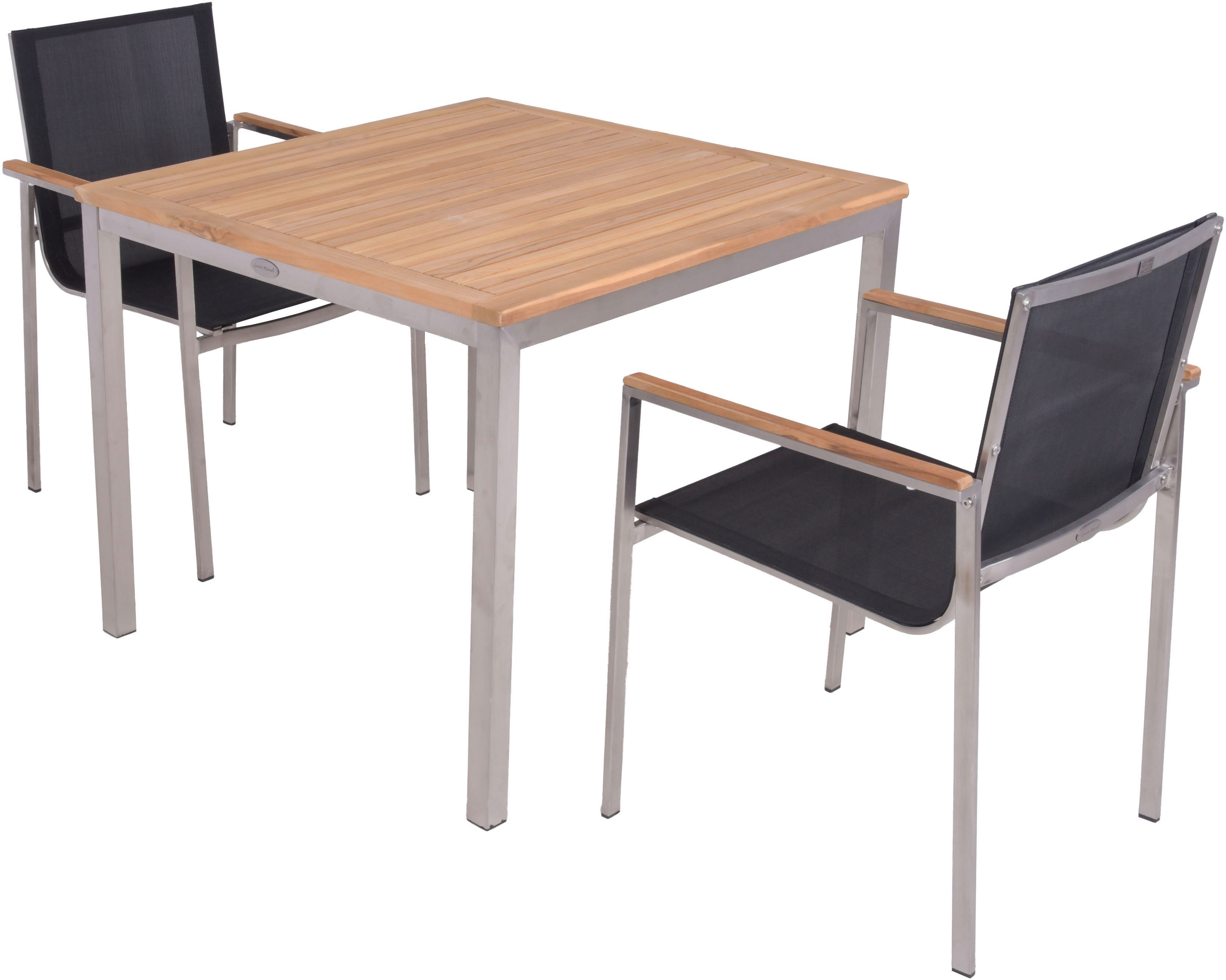 Garden Pleasure Garten-Essgruppe DENVER Set 12, (3-tlg)