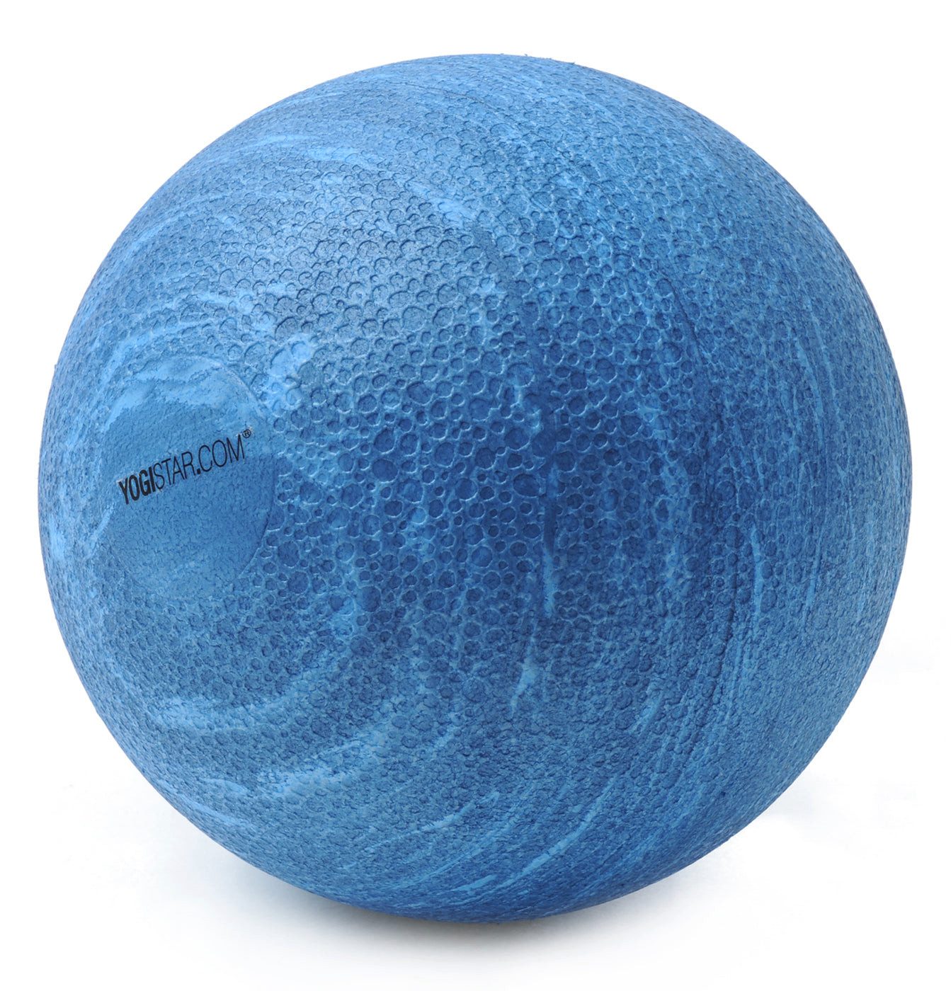 Yogistar Faszienrolle Yoga-Faszien-Ball - marble blue, Standard 1-tlg., Standard, Vielseitig einsetzbarer Yoga-und Faszienball.
