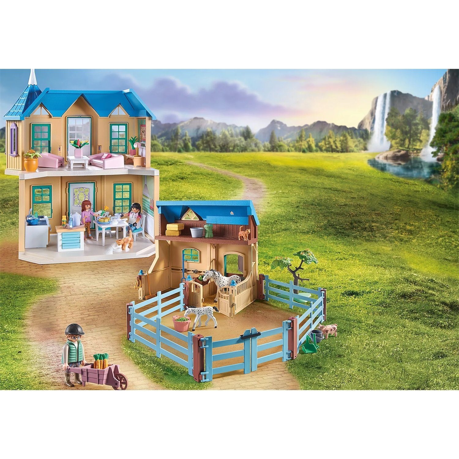 Playmobil® 71351 Waterfall Ranch Konstruktions-Spielset günstig online kaufen