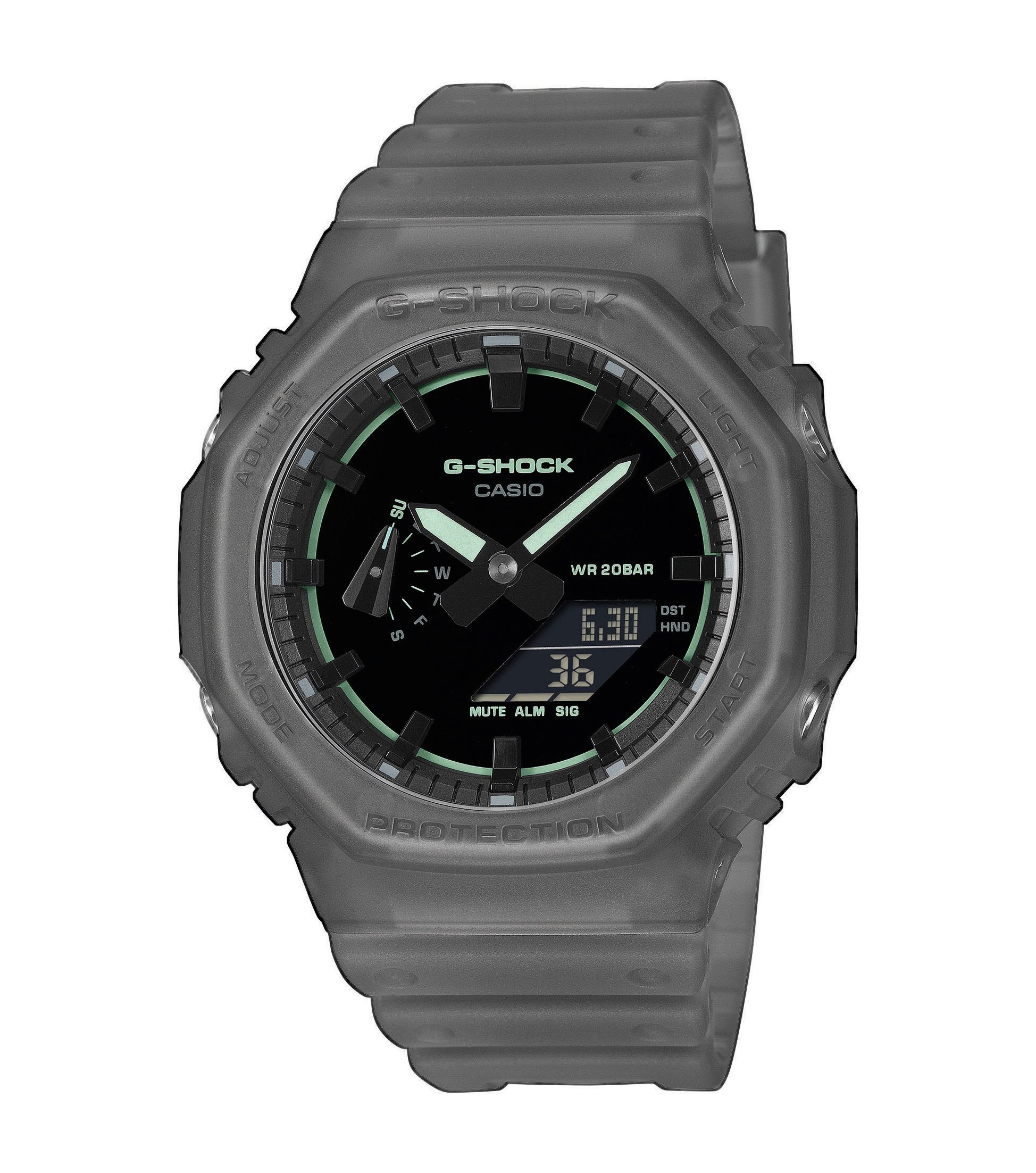 CASIO G-SHOCK Chronograph GA-2100K-1AER, Quarzuhr, Armbanduhr, Herrenuhr, analog, digital