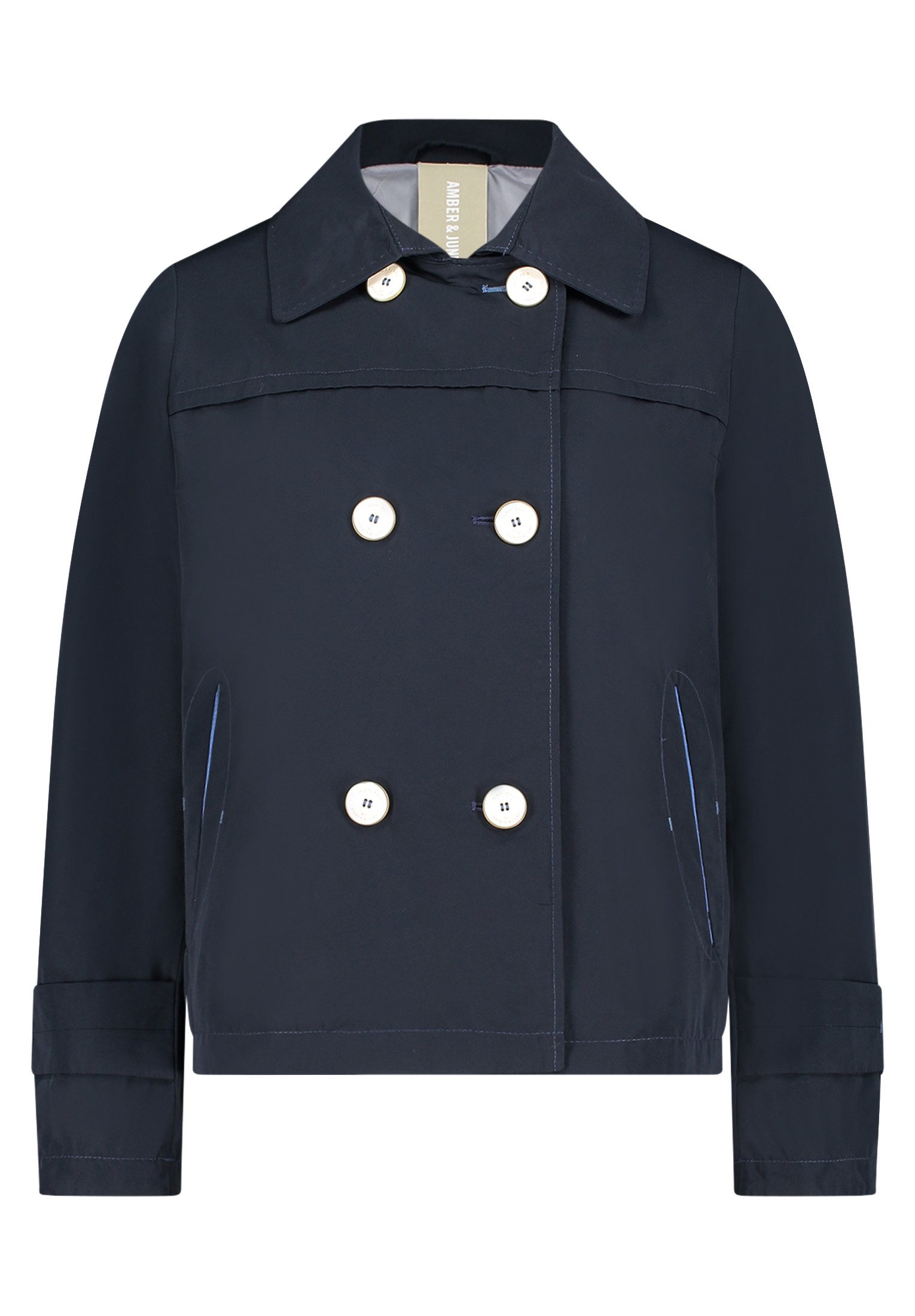 Amber & June Sommerjacke Damen mit Kragen