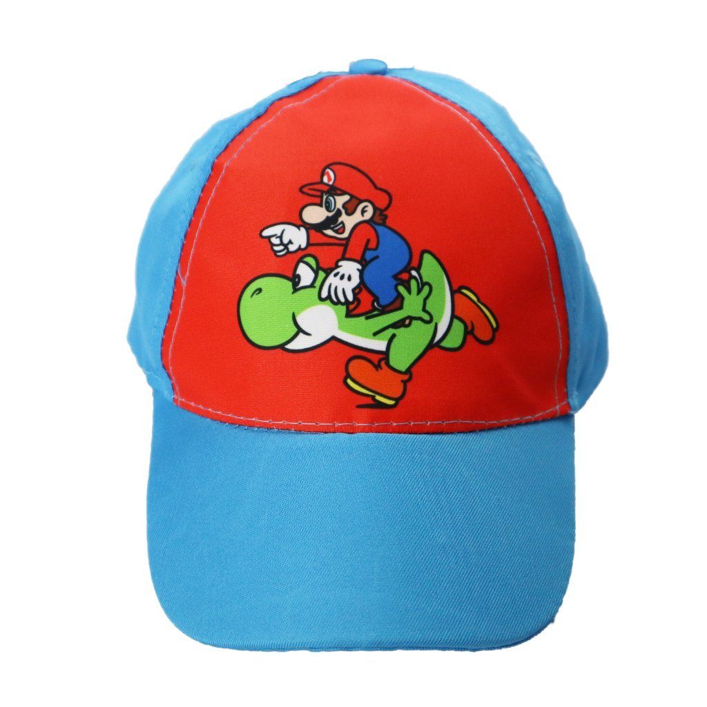 Super Rot Kinder Yoshi Gr. Mario bis Mario Luigi 54 Cap 52 Super Baseball Basecap