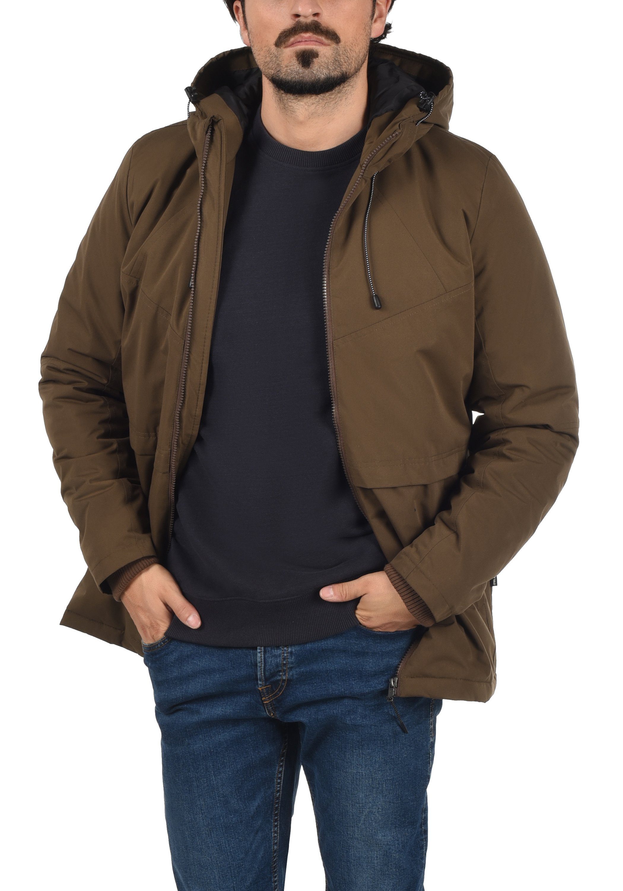 Blend Wintermantel BHFosco Stilvolle Herren Winterjacke mit Kapuze günstig online kaufen