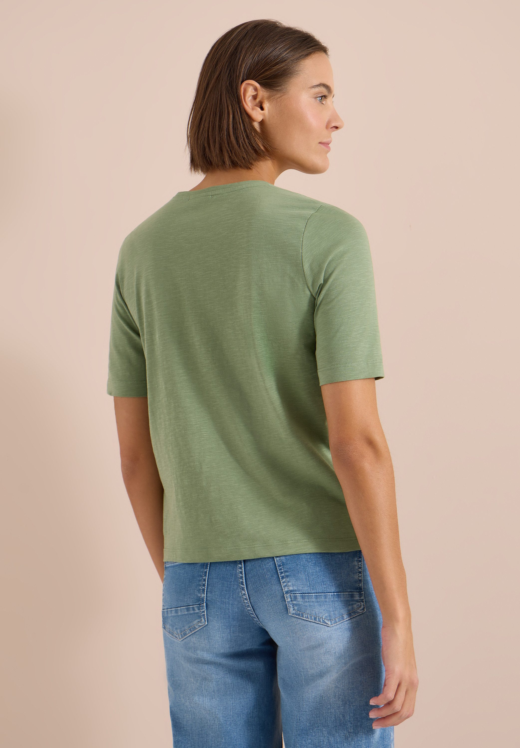 CECIL T-Shirt mit Flammgarn