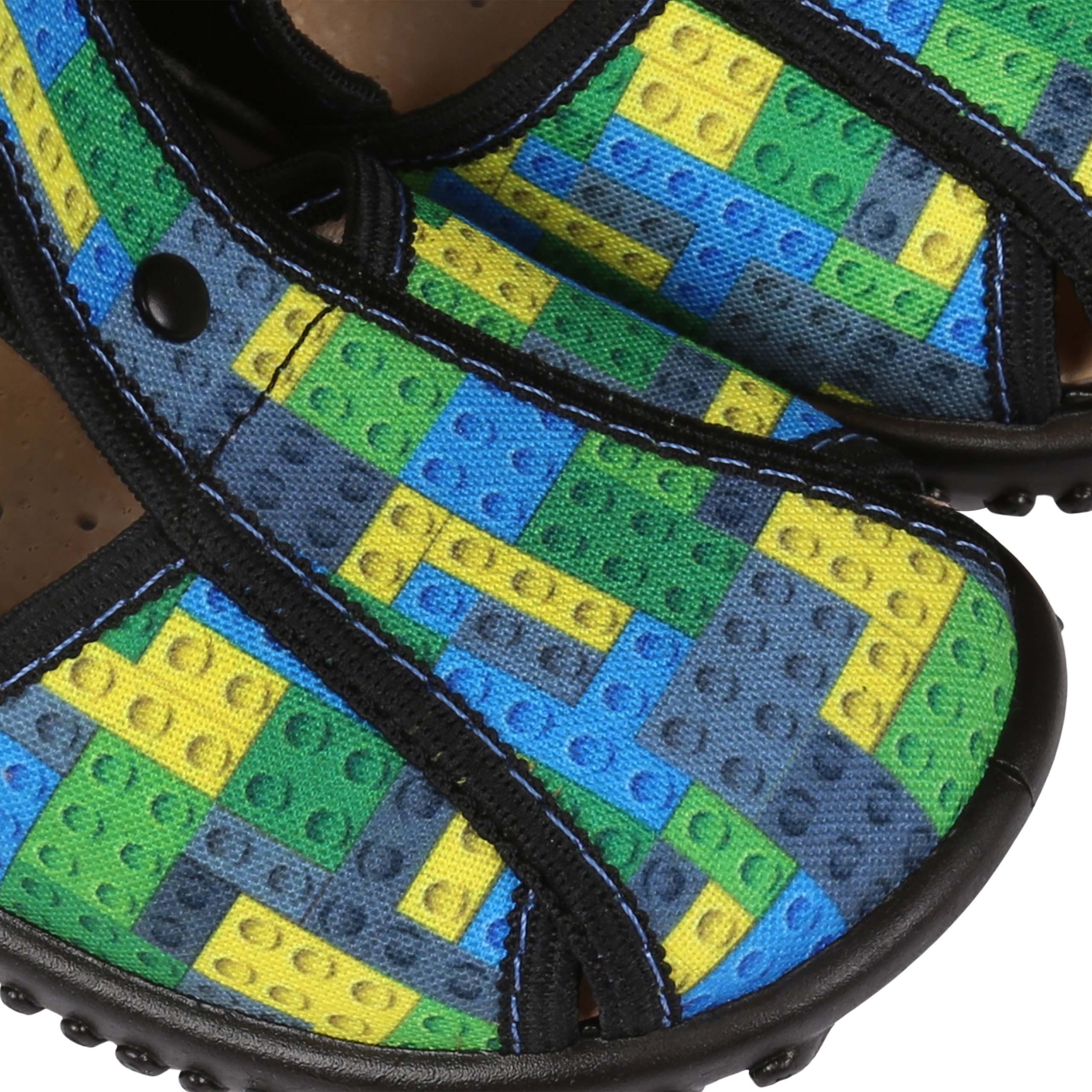 Sarcia.eu Bunte Jungen-Turnschuhe mit Klettverschluss-Turnschuhe Tymon Hausschuh