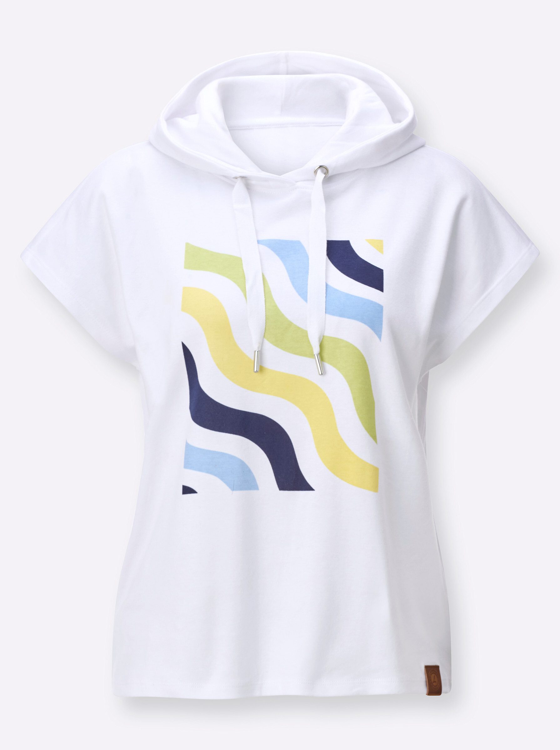 T-Shirt Kapuzen-Shirt Kurzarm