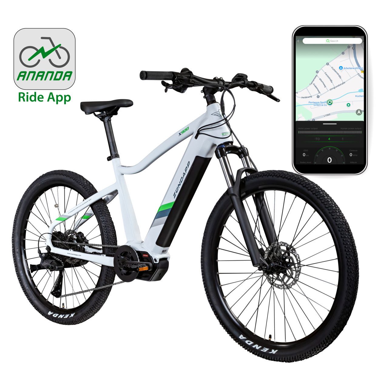 Zündapp E-Bike Zündapp E-Bike MTB X900 27,5 Zoll 10-Gang 733 Wh