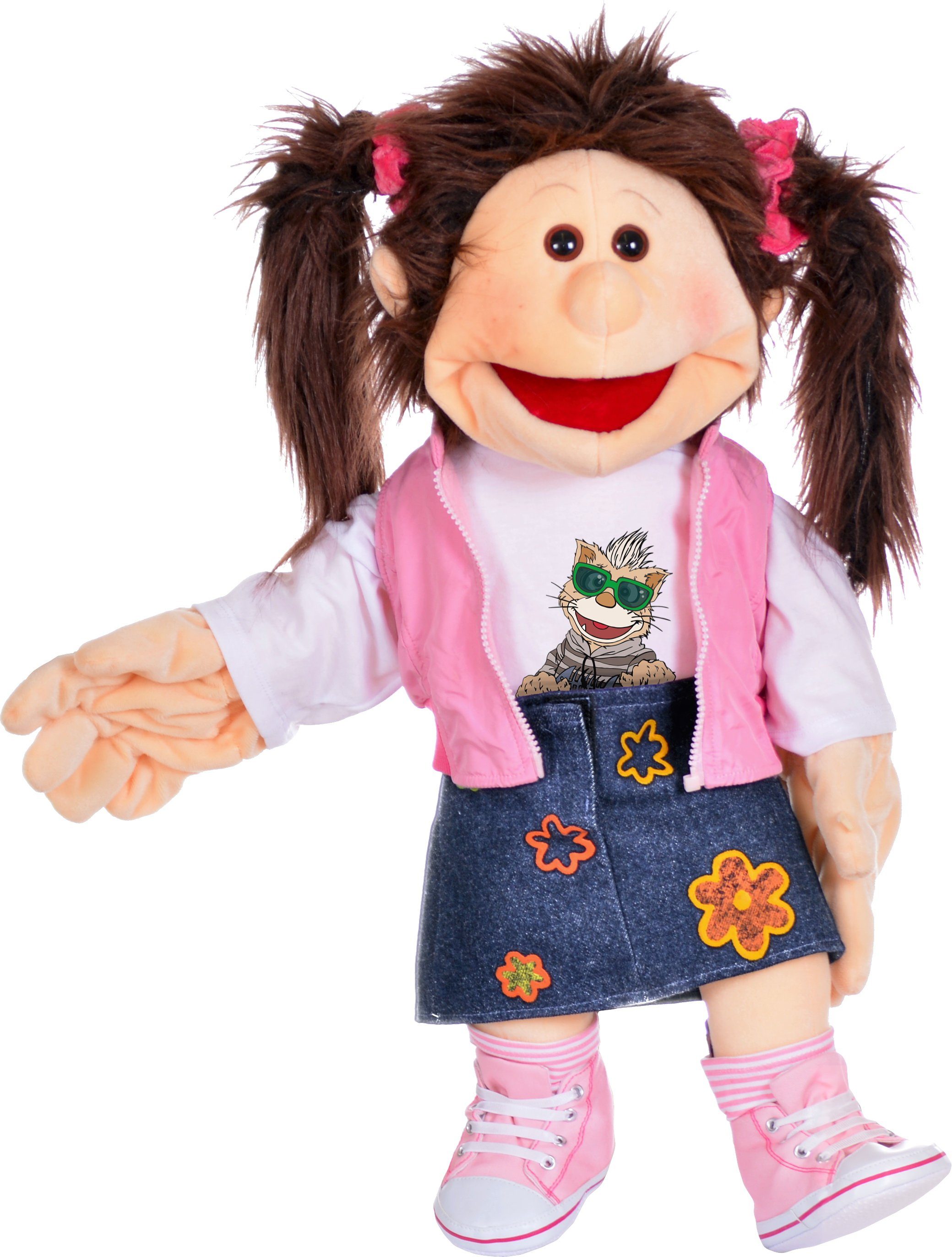 Living Puppets Handpuppe Living Puppets Handpuppe Monique 65 cm W810 (Packung), Sehr gut geeignet um Geschichten zu erzählen