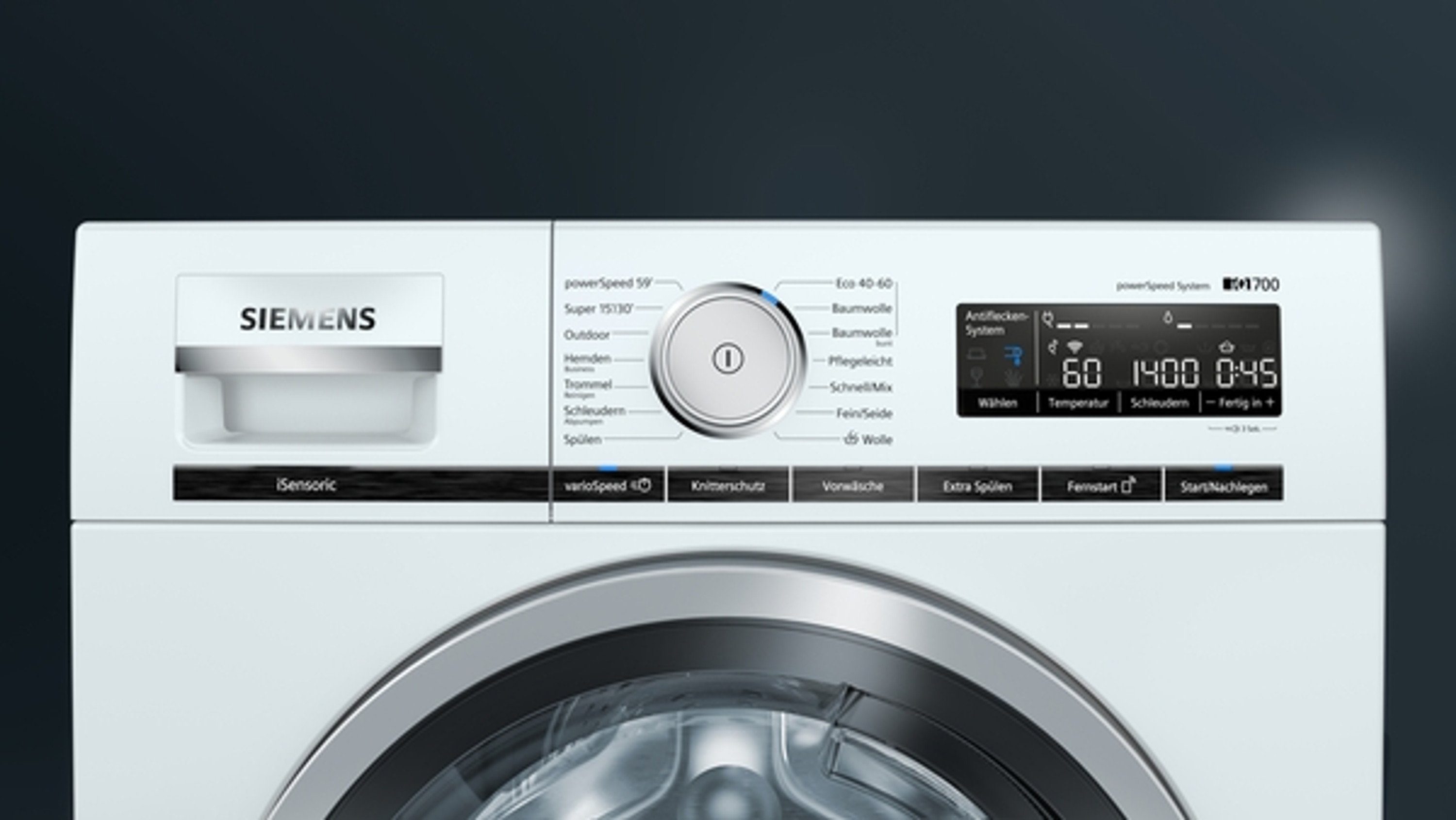 SIEMENS Waschmaschine WM14XM42, 9 kg, 1400 U/min, iQdrive,  Nachlegefunktion, softTrommel, Home Connect