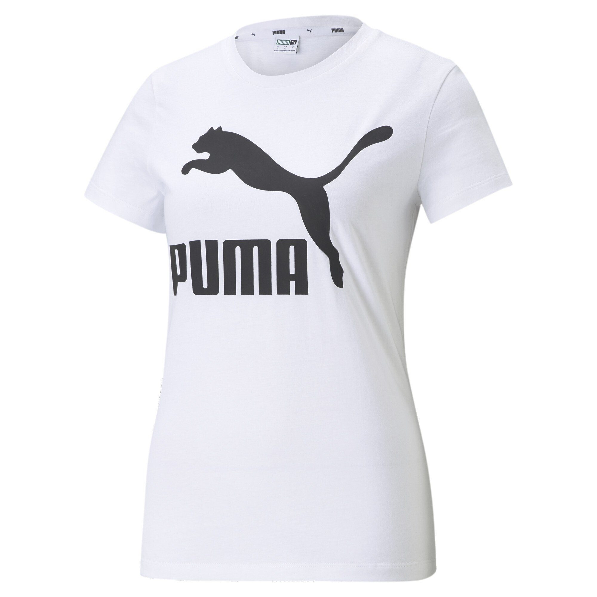 Logo Classics PUMA White T-Shirt T-Shirt Damen
